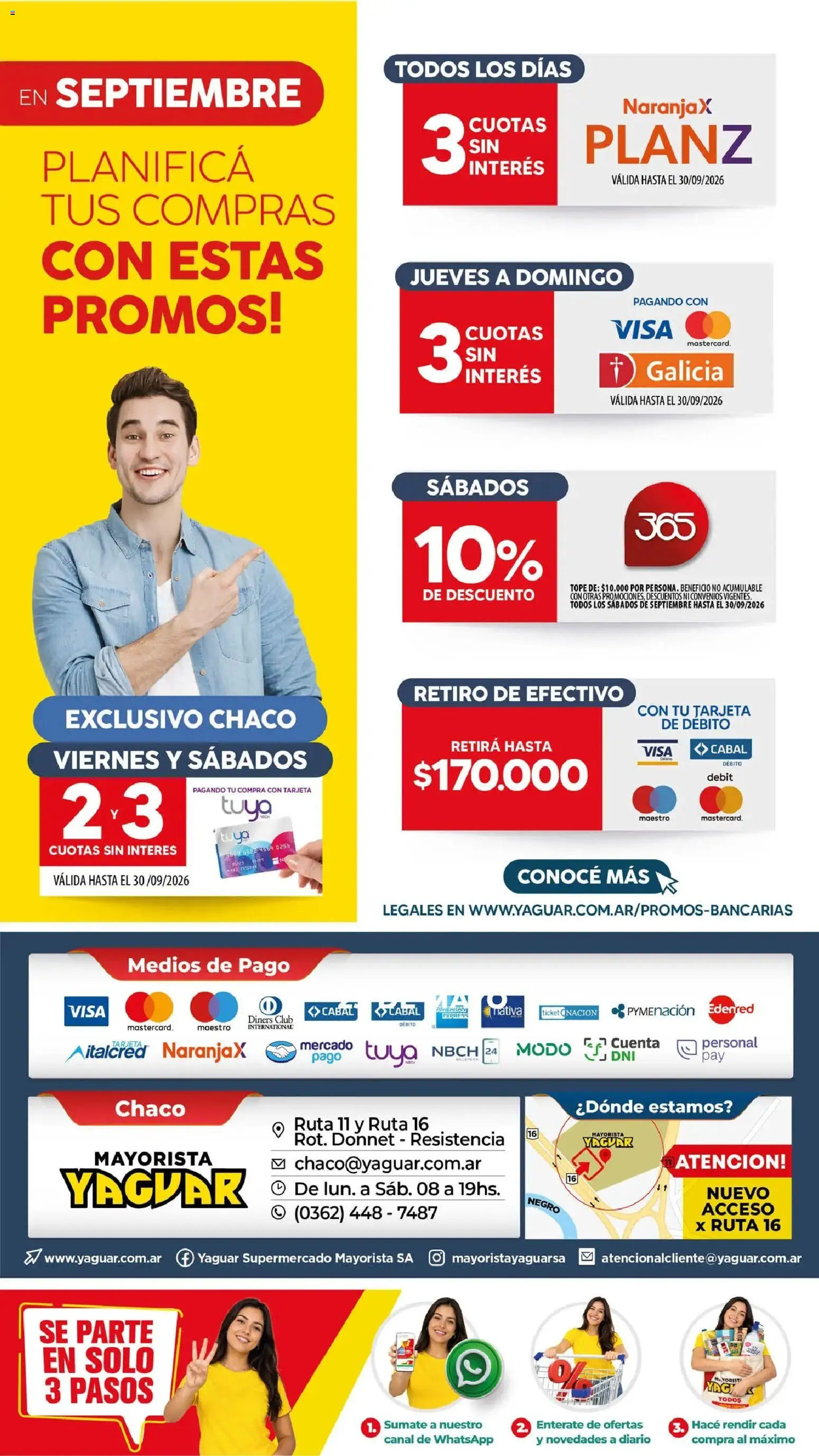 Vista previa del folleto de la tienda Yaguar válido desde el 31/08/2026 