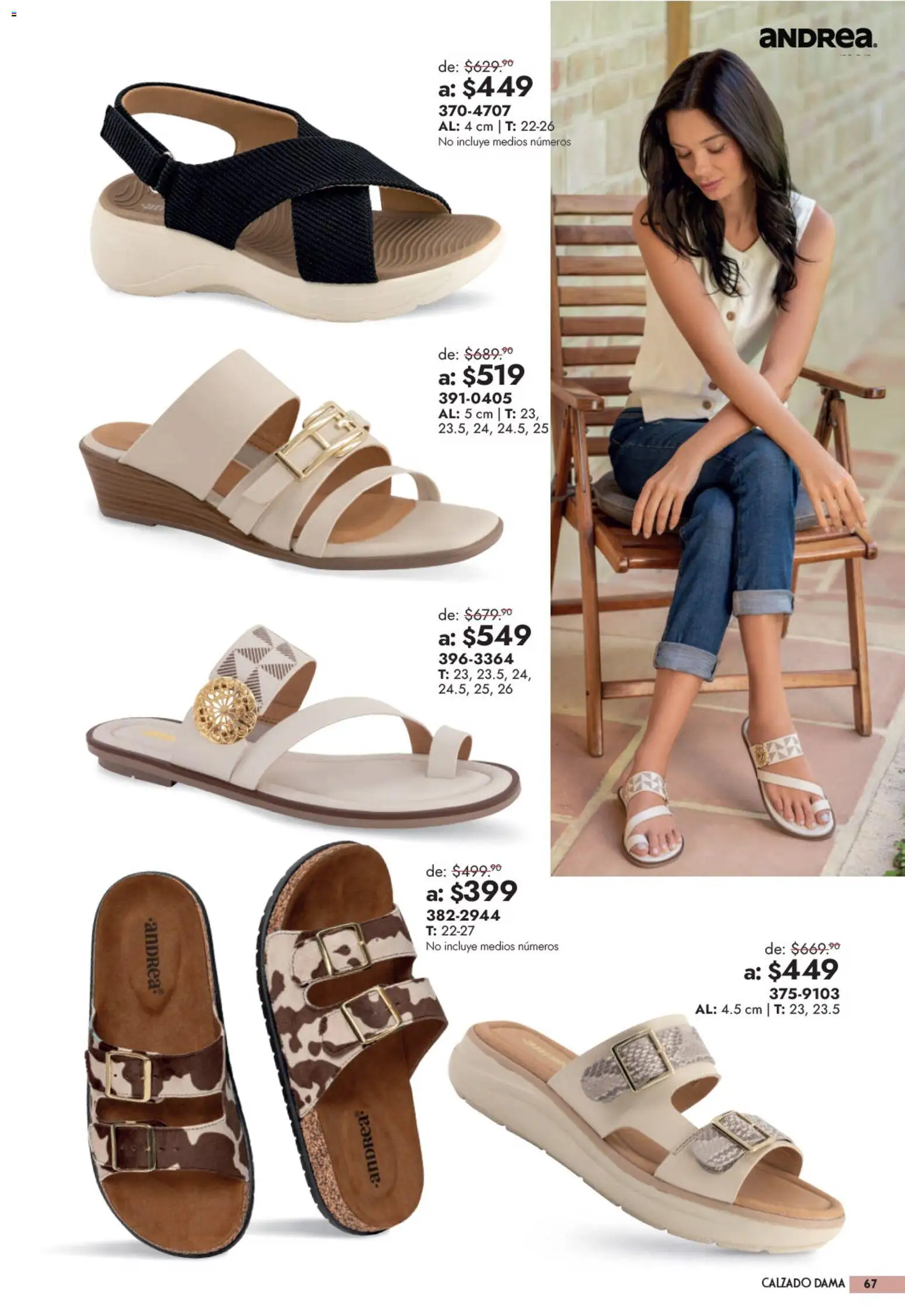 Vista previa las ofertas de la tienda Andrea - Andrea catálogo Outlet desde el 13/09/2026 