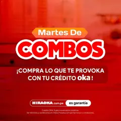 Vista previa de Catálogo Hiraoka - Martes De Combos de la tienda Hiraoka válido desde 14/10/2026