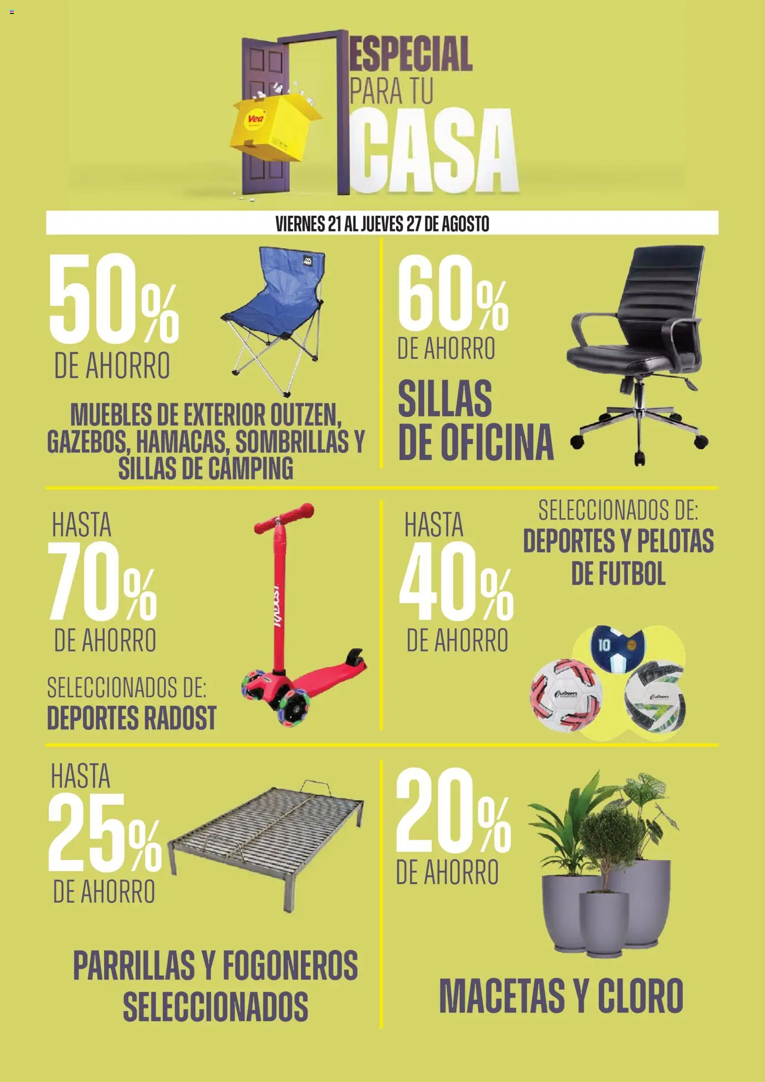 Vista previa del folleto de la tienda Vea válido desde el 21/08/2026 