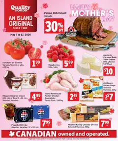 Preview of leaflet Quality Foods weekly flyer / circulaire from shop Quality Foods is valid from May 07, 2026