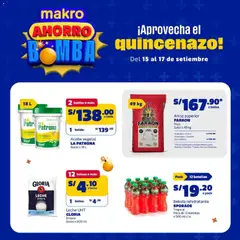 Vista previa de Catálogo Makro - Ahorro Bomba de la tienda Makro válido desde 15/09/2026