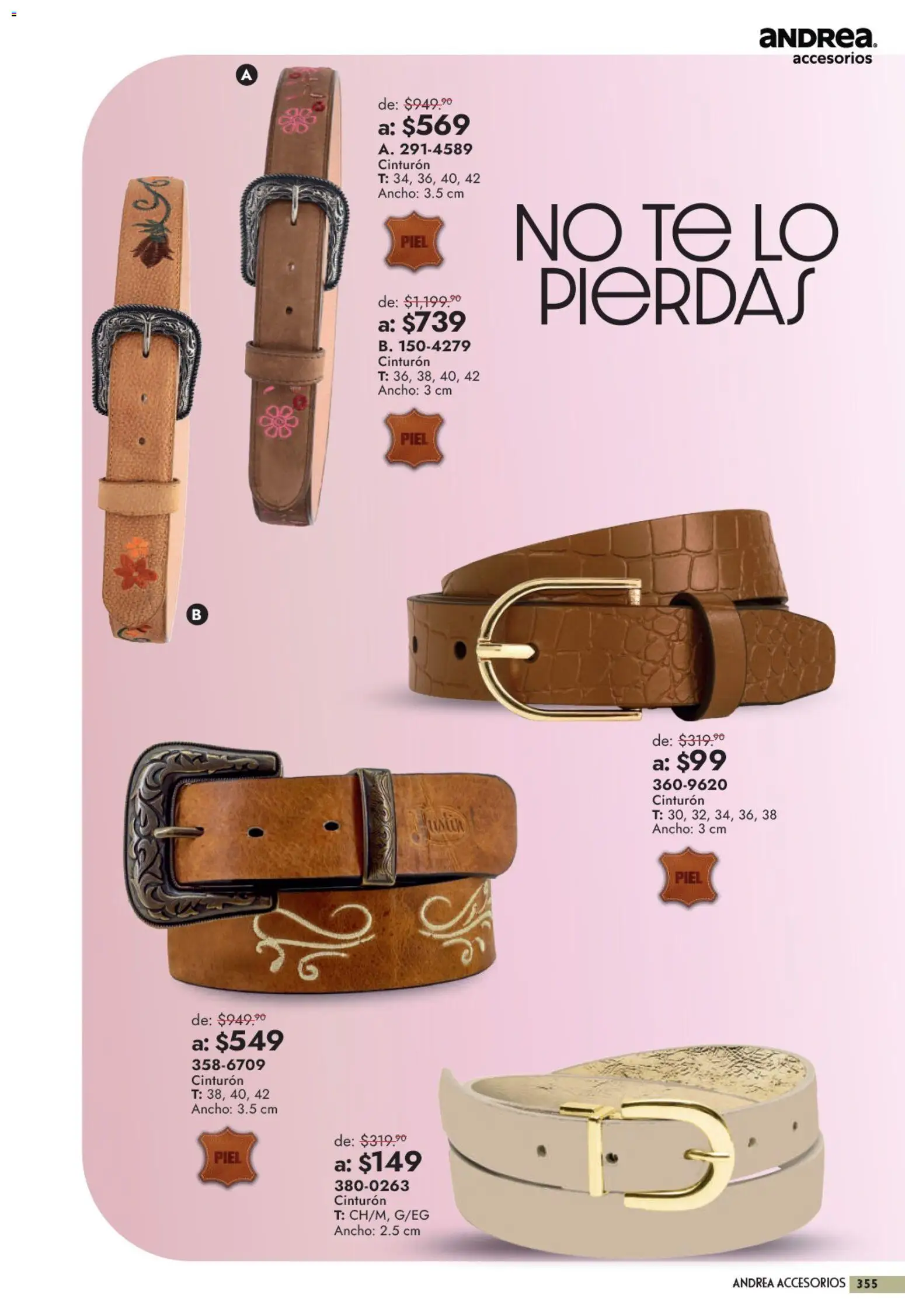 Vista previa las ofertas de la tienda Andrea - Andrea catálogo Outlet desde el 13/09/2026 