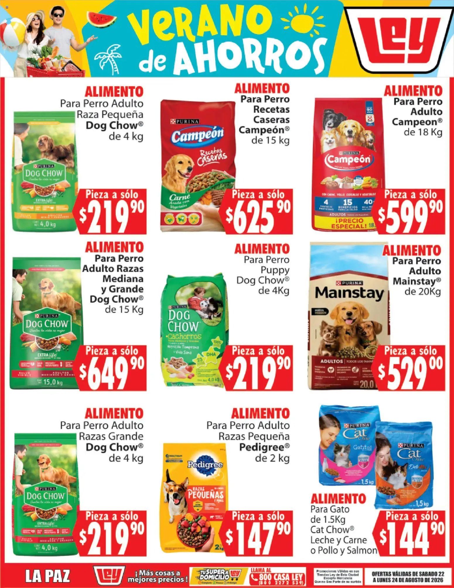 Vista previa las ofertas de la tienda Casa Ley - Casa Ley folleto Verano de ahorros desde el 22/08/2026 