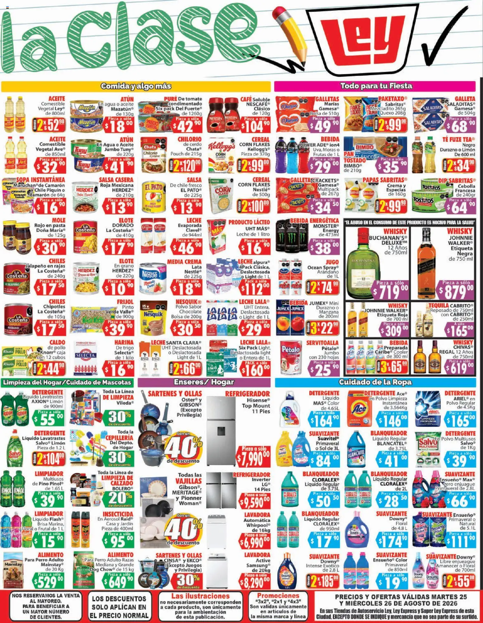 Vista previa las ofertas de la tienda Casa Ley - Casa Ley folleto Autoservicio desde el 25/08/2026 