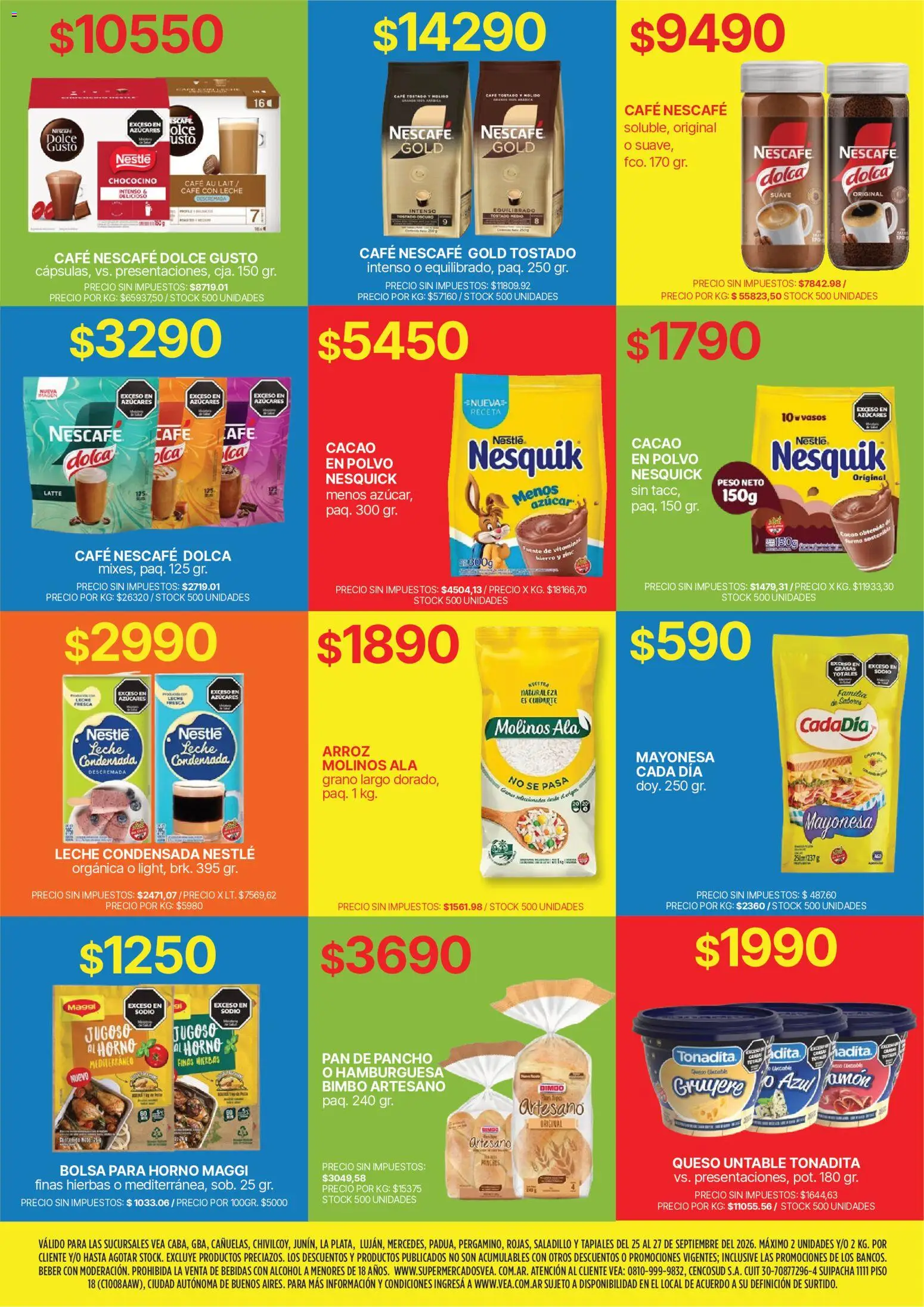 Vista previa del folleto de la tienda Vea válido desde el 25/09/2026 