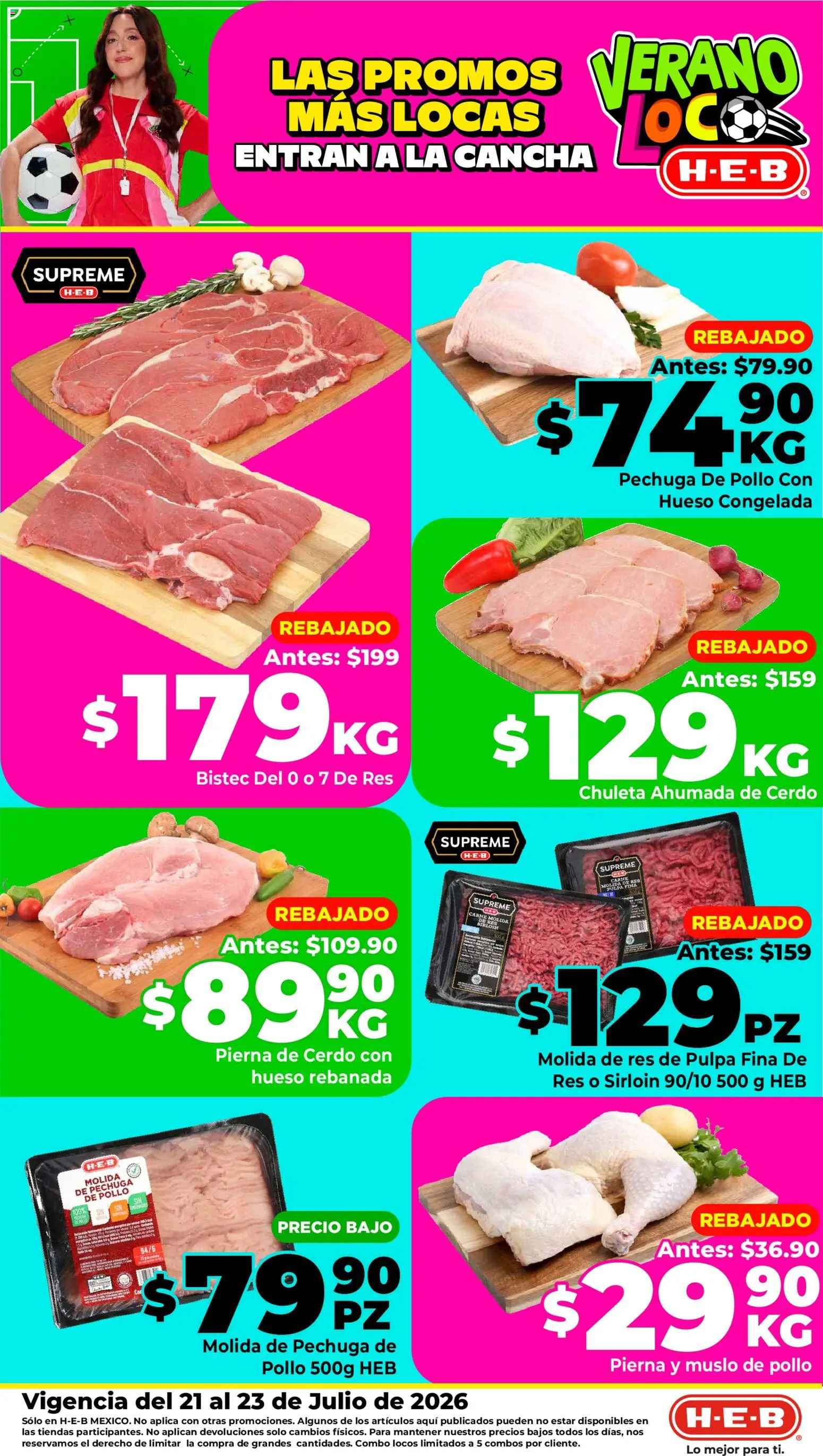 Vista previa las ofertas de la tienda H-E-B - H-E-B folleto Las promos más locas desde el 21/07/2026 