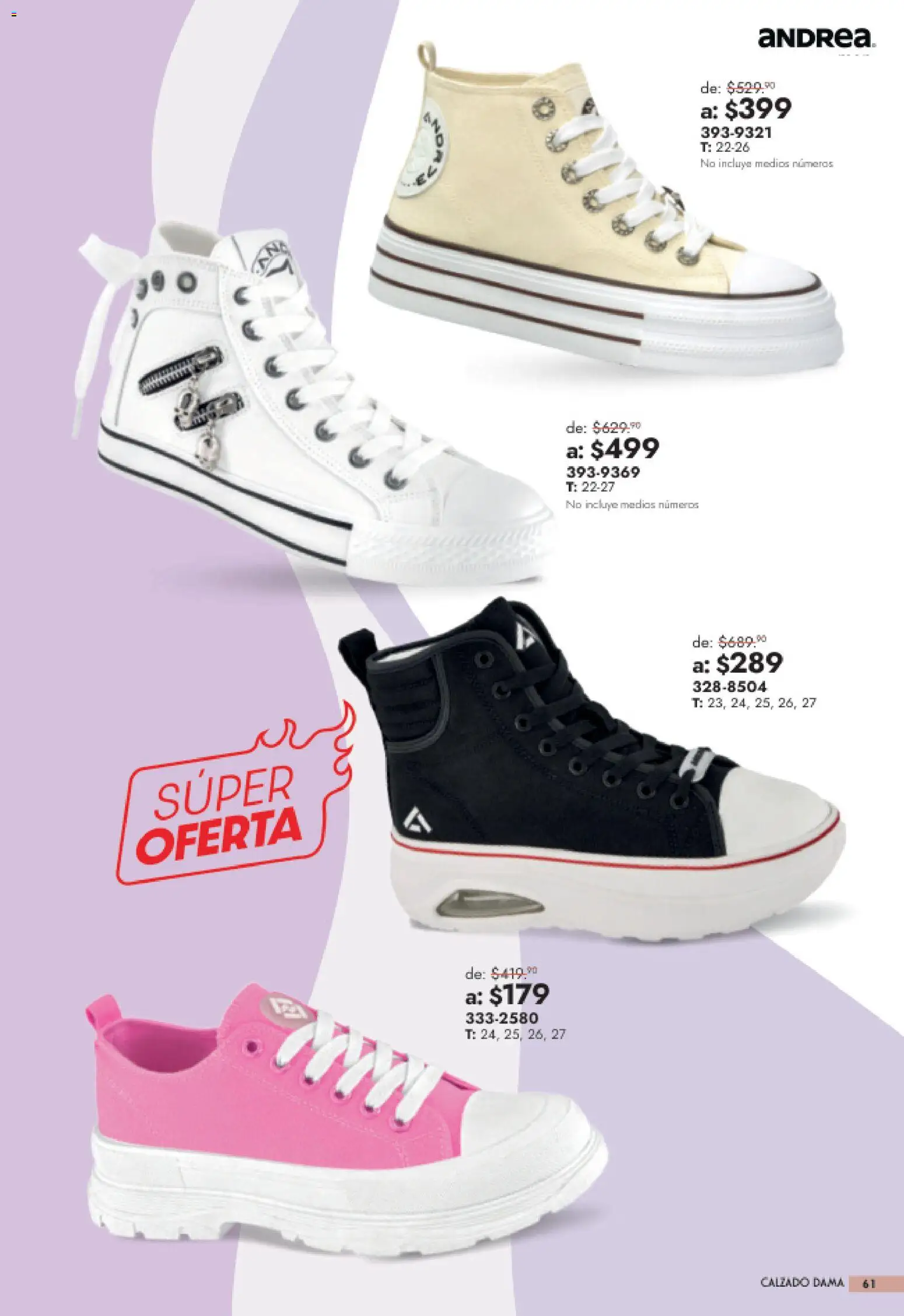 Vista previa las ofertas de la tienda Andrea - Andrea catálogo Outlet desde el 26/07/2026 
