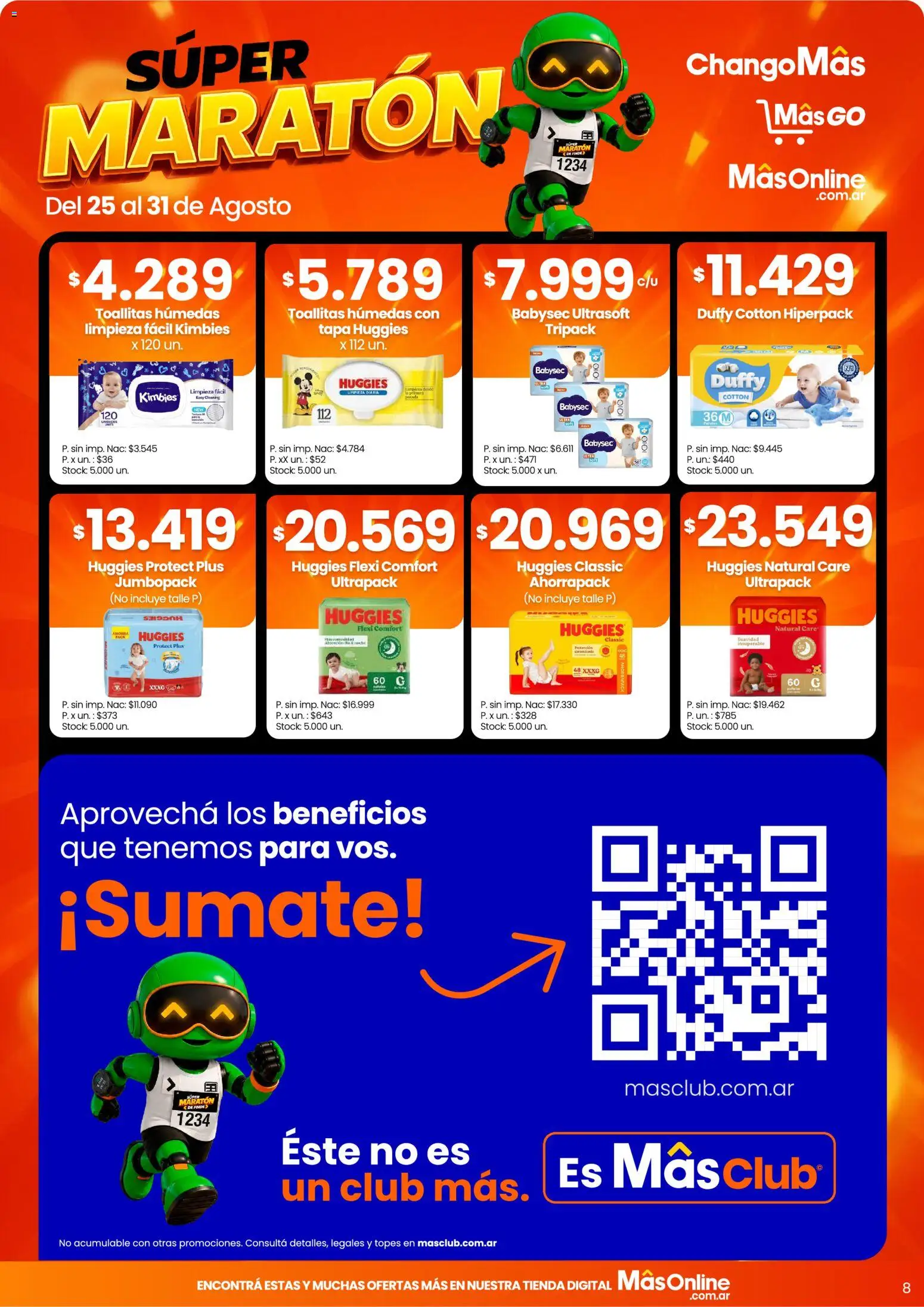Vista previa del folleto de la tienda Changomas válido desde el 25/08/2026 