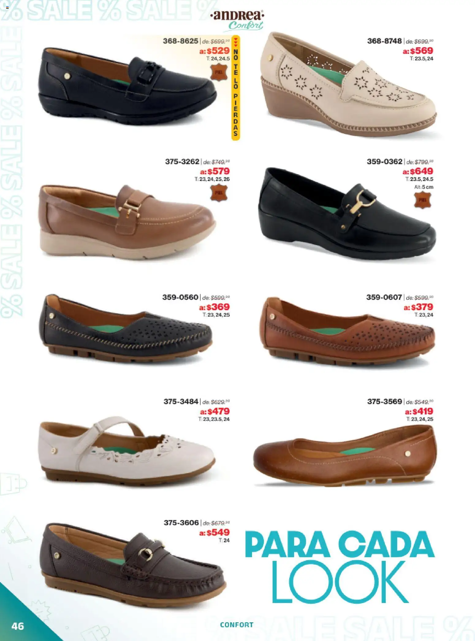 Vista previa las ofertas de la tienda Andrea - Catálogo Outlet desde el 21/12/2025 