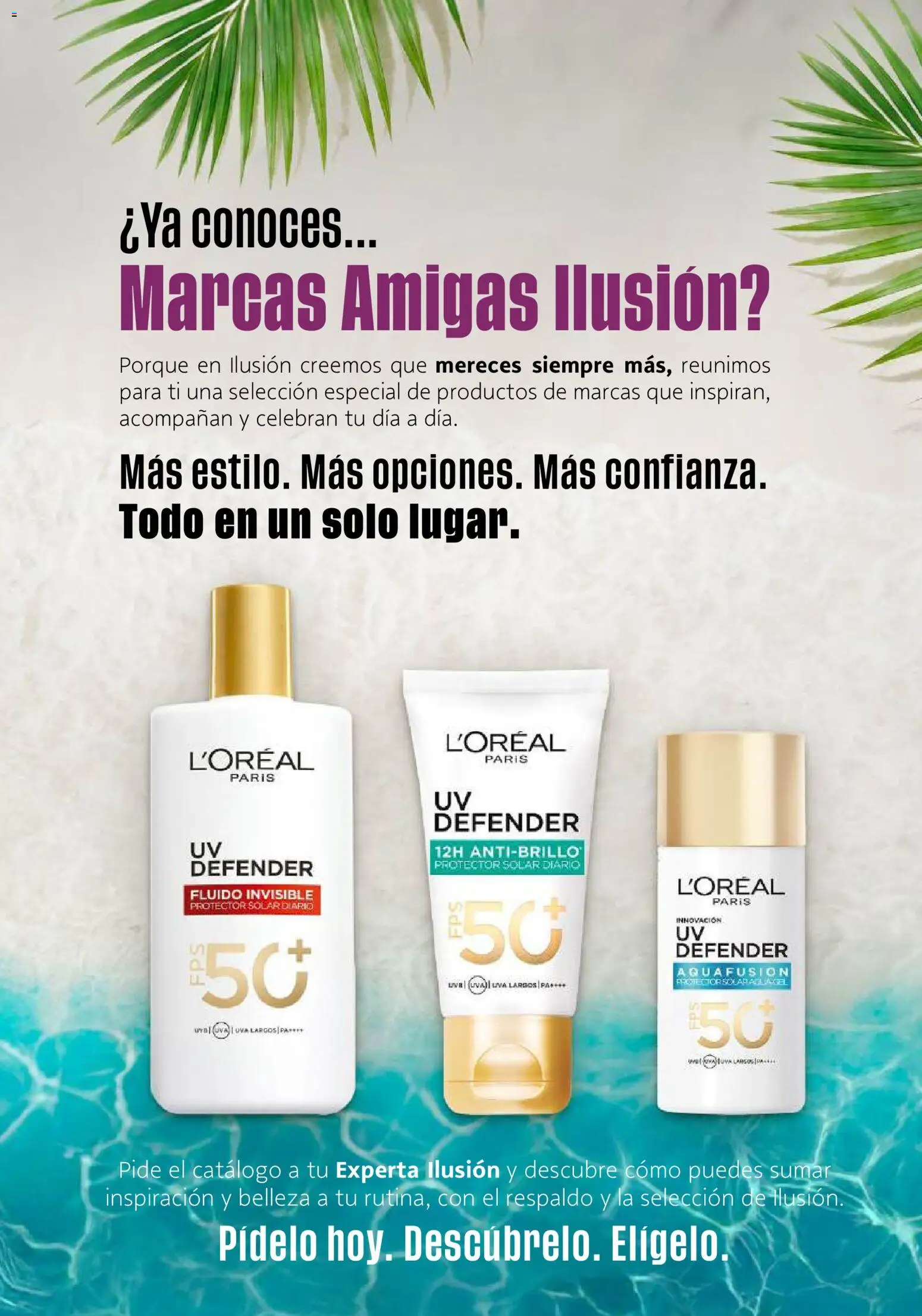 Vista previa las ofertas de la tienda Ilusión - Ilusión catálogo Verano desde el 01/05/2026 - Protector solar, Uva