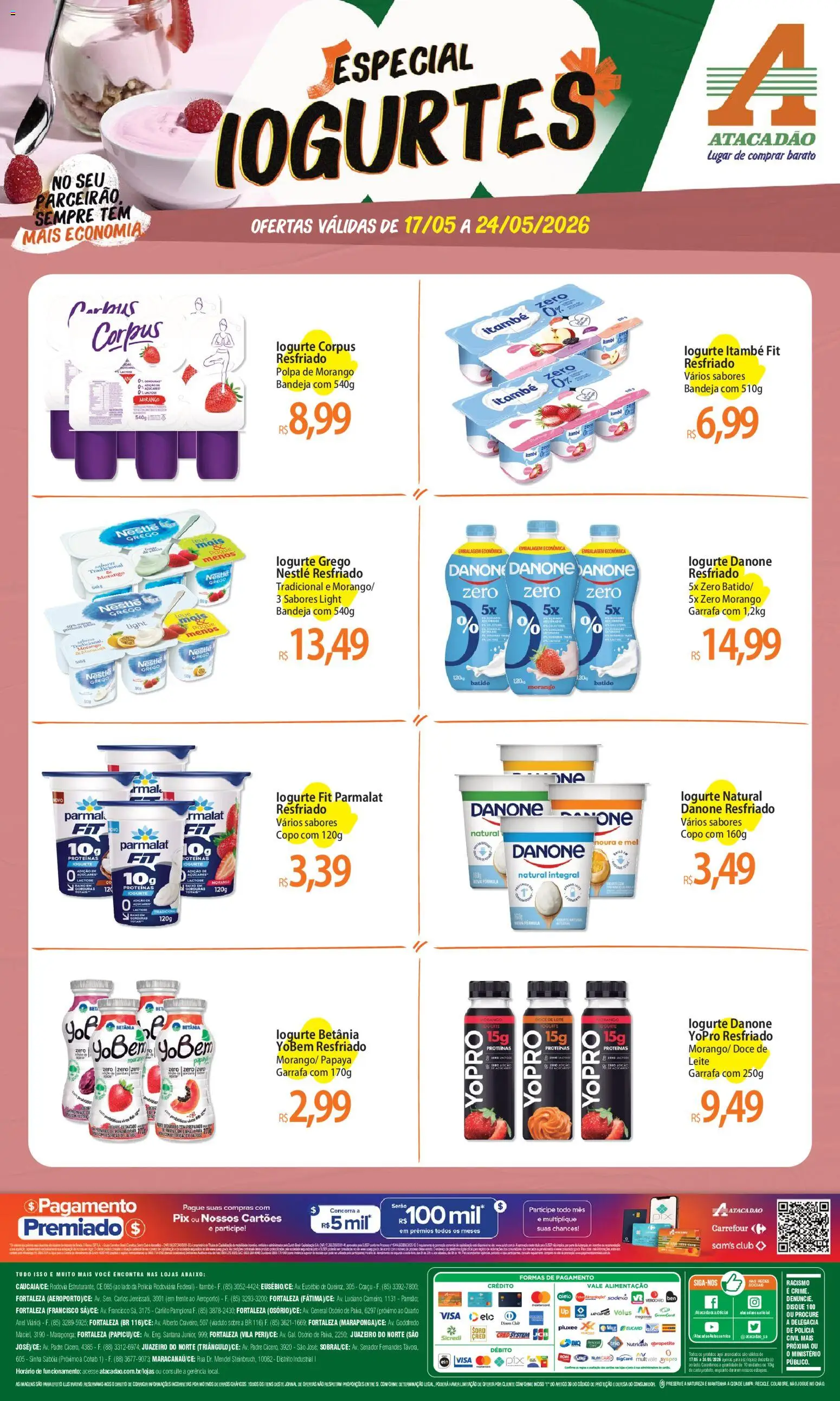 Pré-Visualização do folheto "Atacadão ofertas - CE" da loja Atacadão válido a partir de 17/05/2026