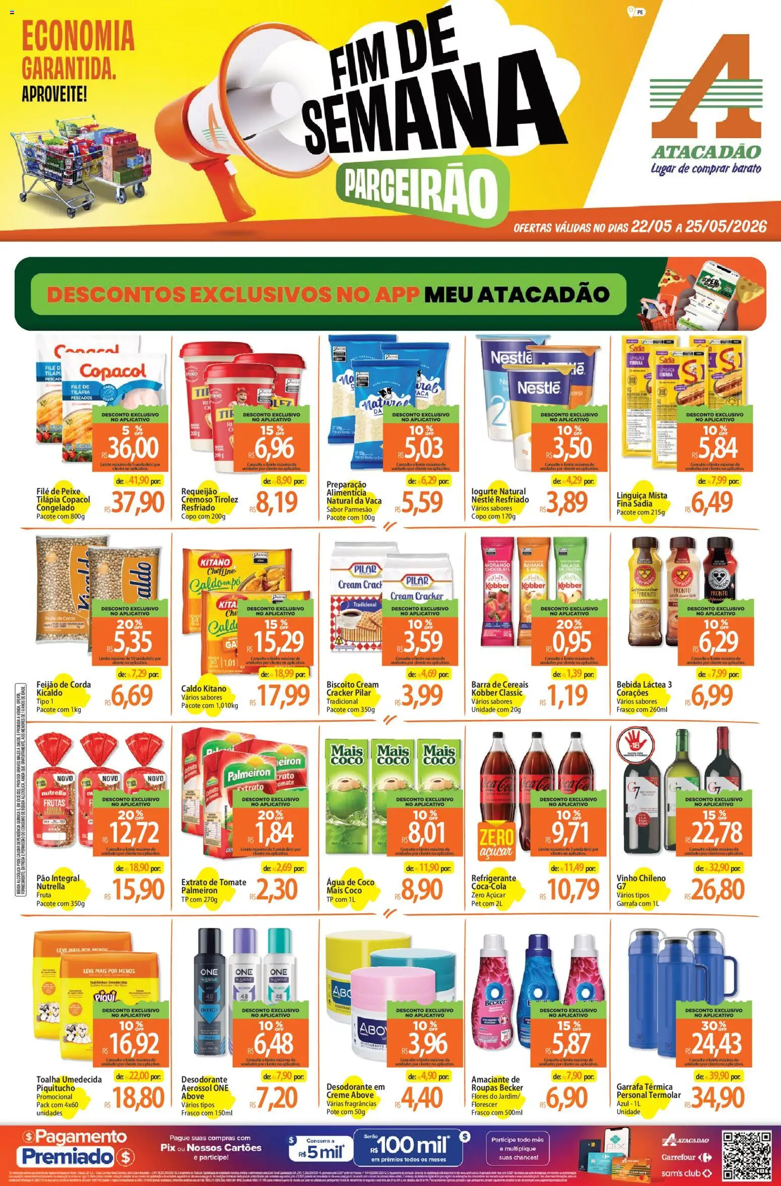 Pré-Visualização do folheto "Atacadão ofertas - PE" da loja Atacadão válido a partir de 22/05/2026
