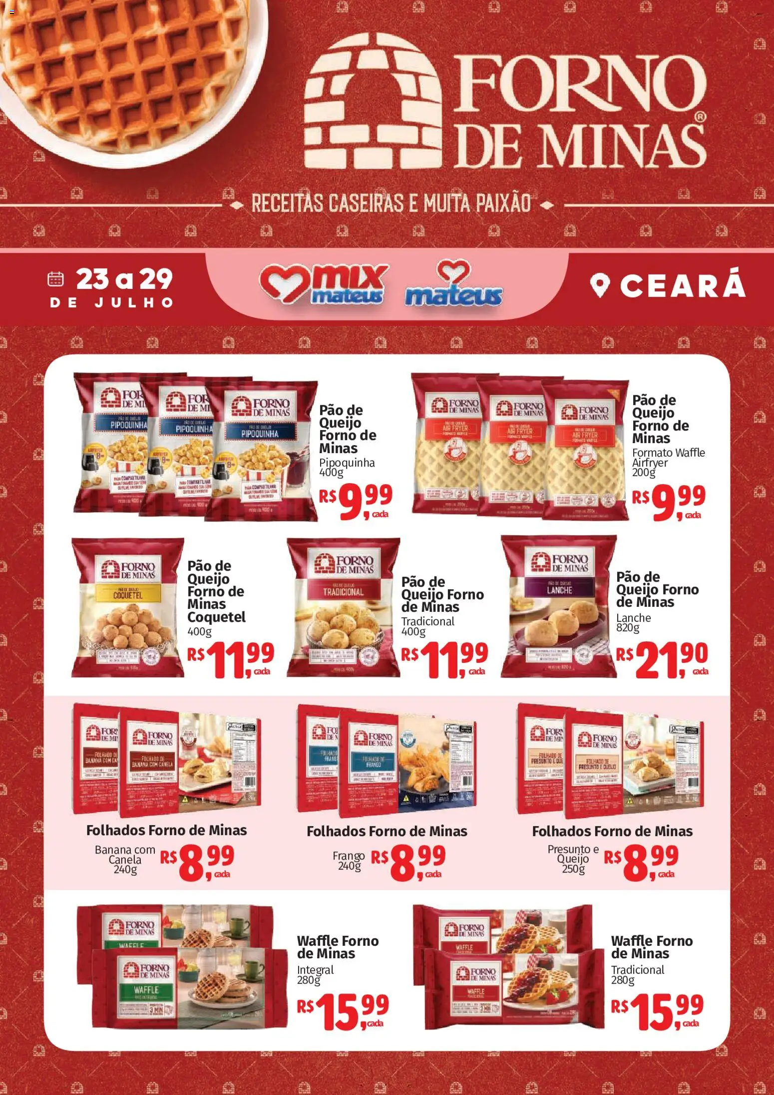 Pré-Visualização do folheto "Mateus ofertas Forno De minas" da loja Mateus válido a partir de 23/07/2026