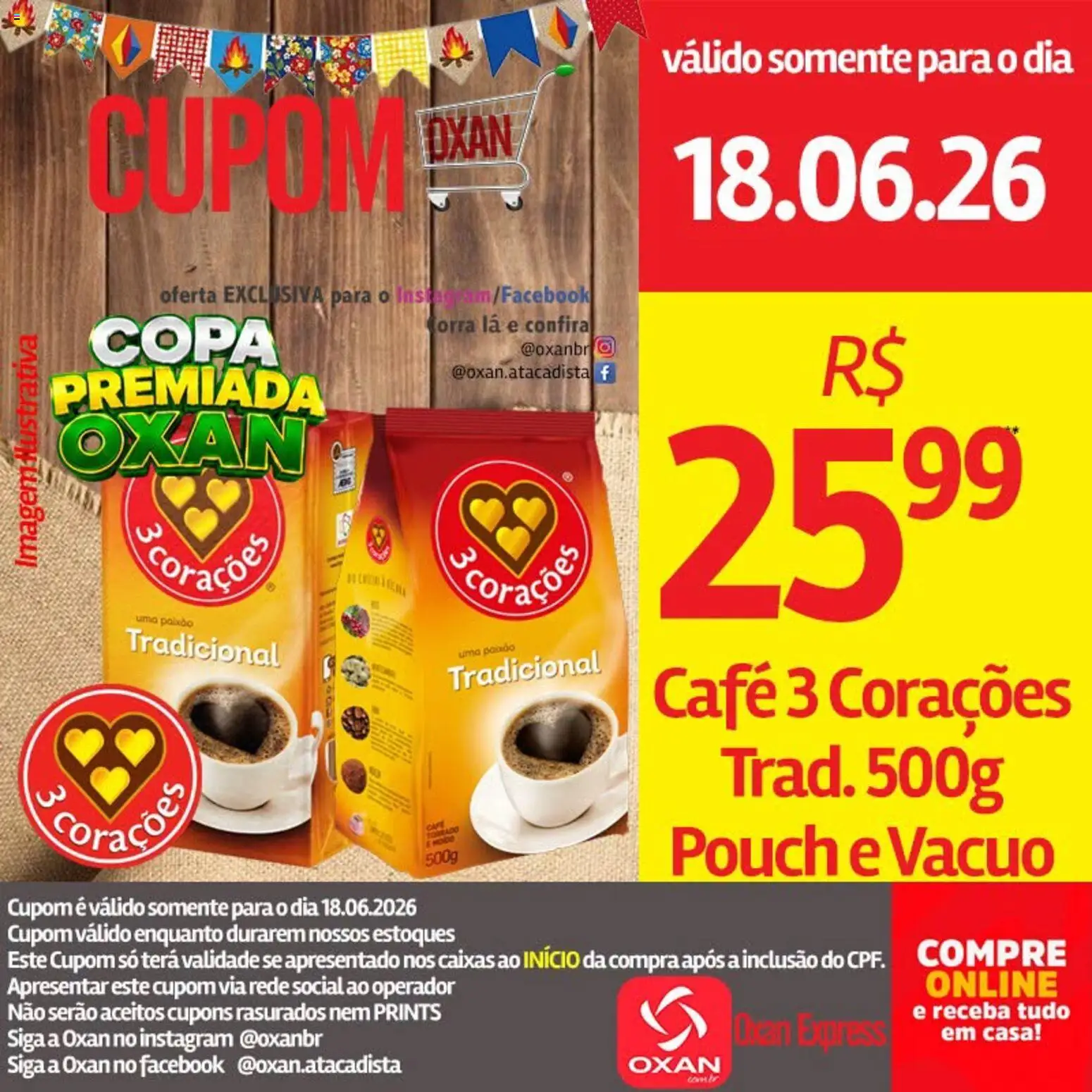 Pré-Visualização do folheto "Oxan Atacadista - Ofertas da semana" da loja Oxan Atacadista válido a partir de 18/06/2026