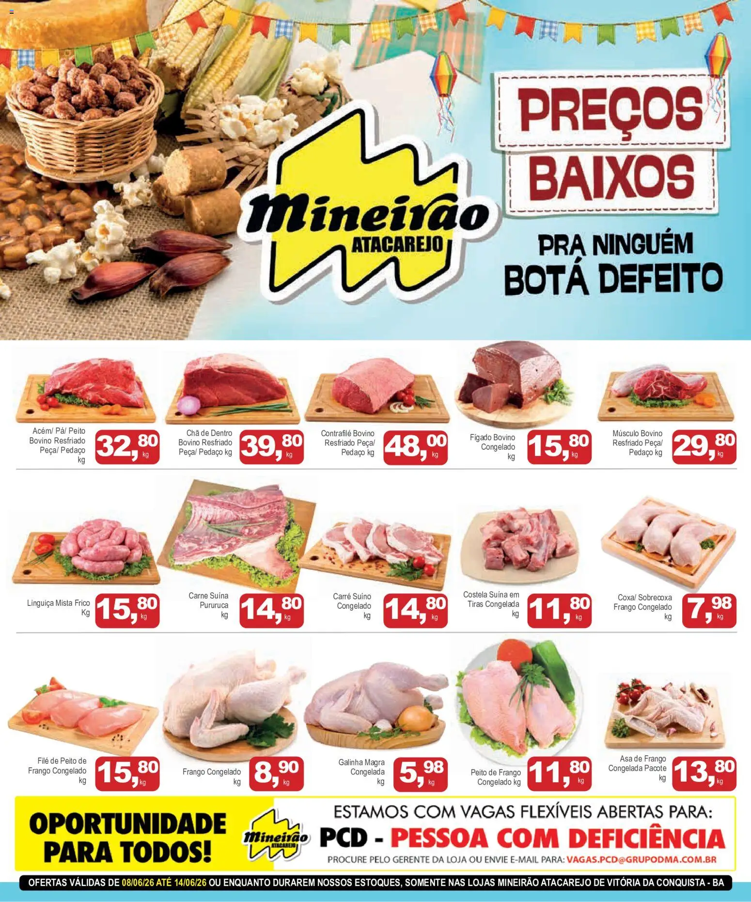 Pré-Visualização do folheto "Mineirão Atacarejo - Ofertas da semana" da loja Mineirão Atacarejo válido a partir de 08/06/2026