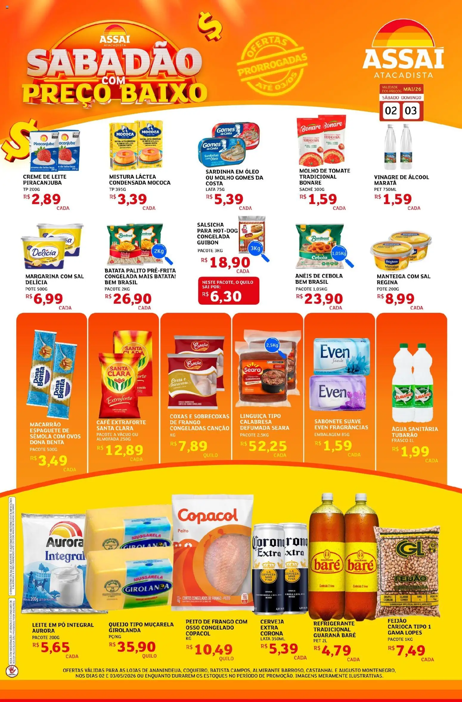 Pré-Visualização do folheto "Assaí Atacadista ofertas - PA" da loja Assaí Atacadista válido a partir de 02/05/2026