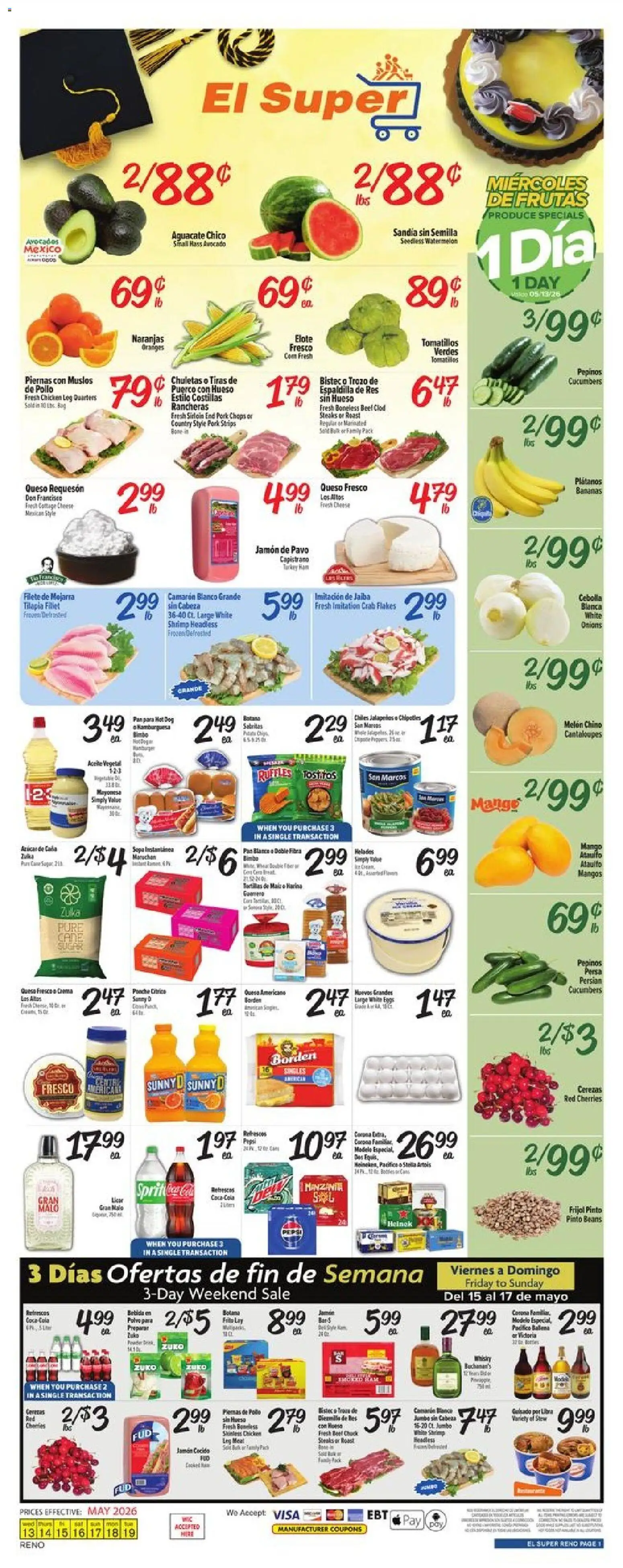Ad Preview of El Super El Super Weekly Ad from 05/13/2026