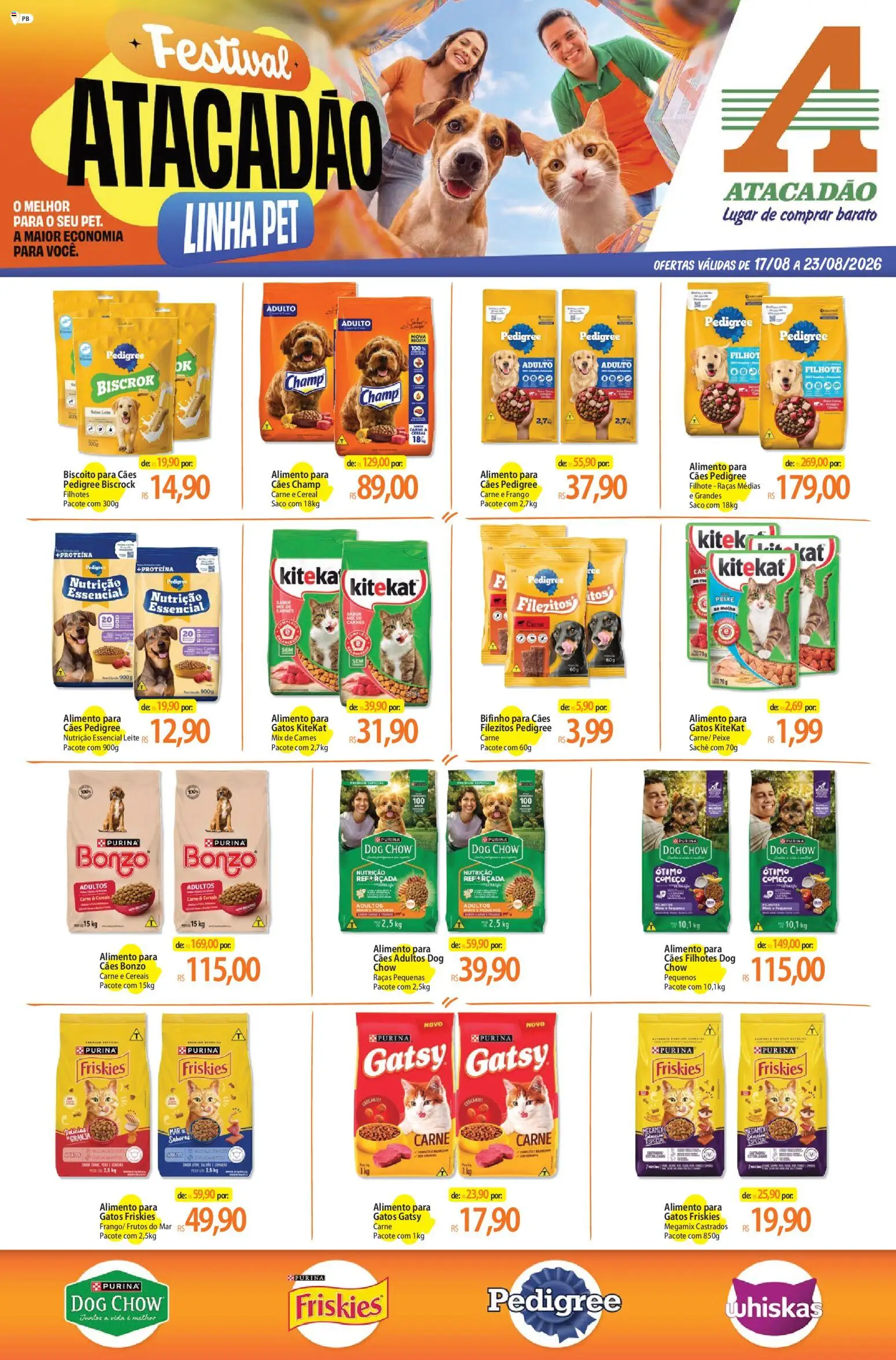 Pré-Visualização do folheto "Atacadão ofertas - PB" da loja Atacadão válido a partir de 17/08/2026