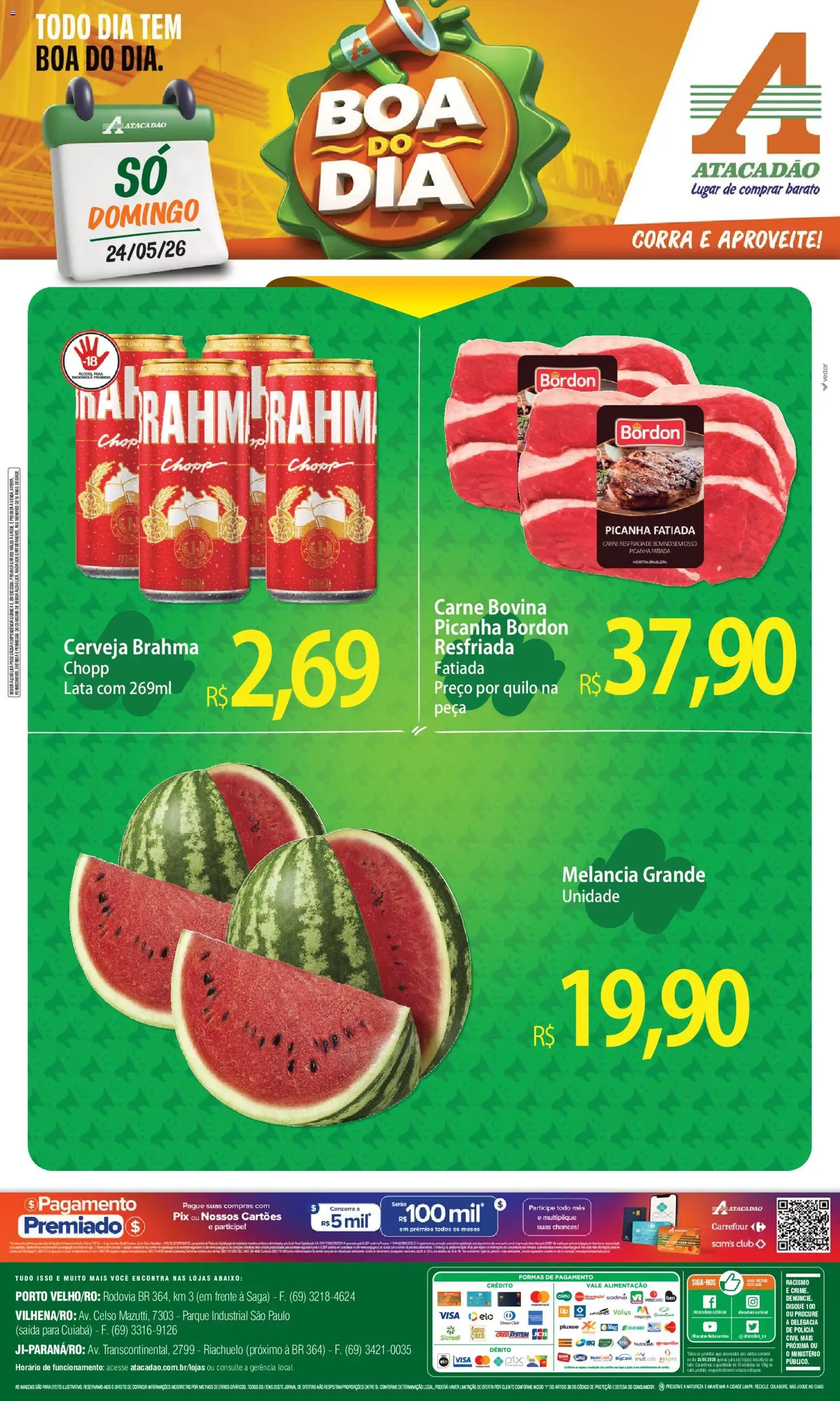Pré-Visualização do folheto "Atacadão ofertas - RO" da loja Atacadão válido a partir de 24/05/2026