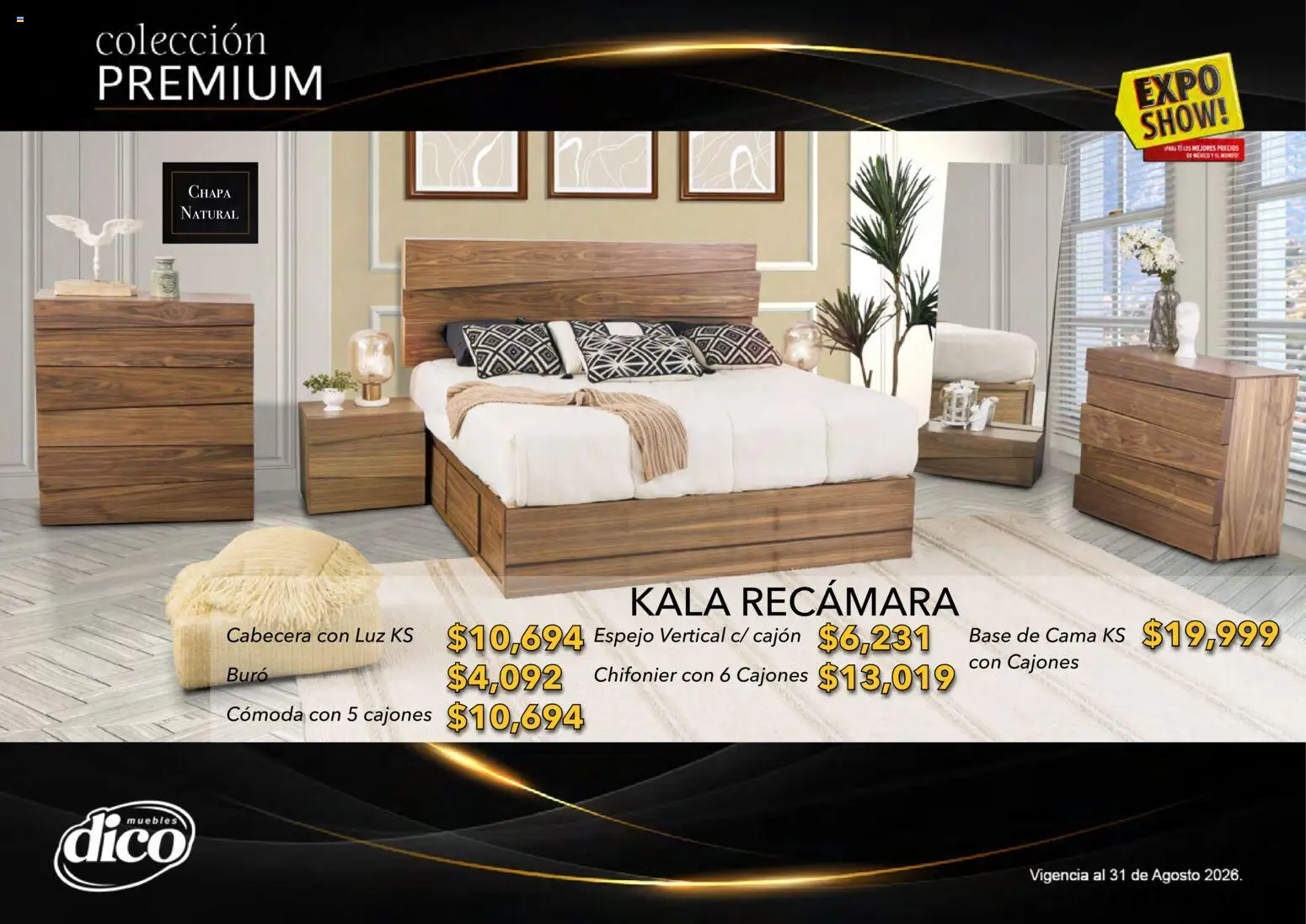 Vista previa las ofertas de la tienda Muebles Dico - Muebles Dico catálogo Colección Premium desde el 01/08/2026 
