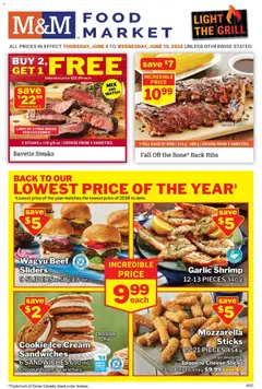 Preview of leaflet M&M Food Market weekly flyer / circulaire from shop M&M Food Market is valid from Jun 04, 2026