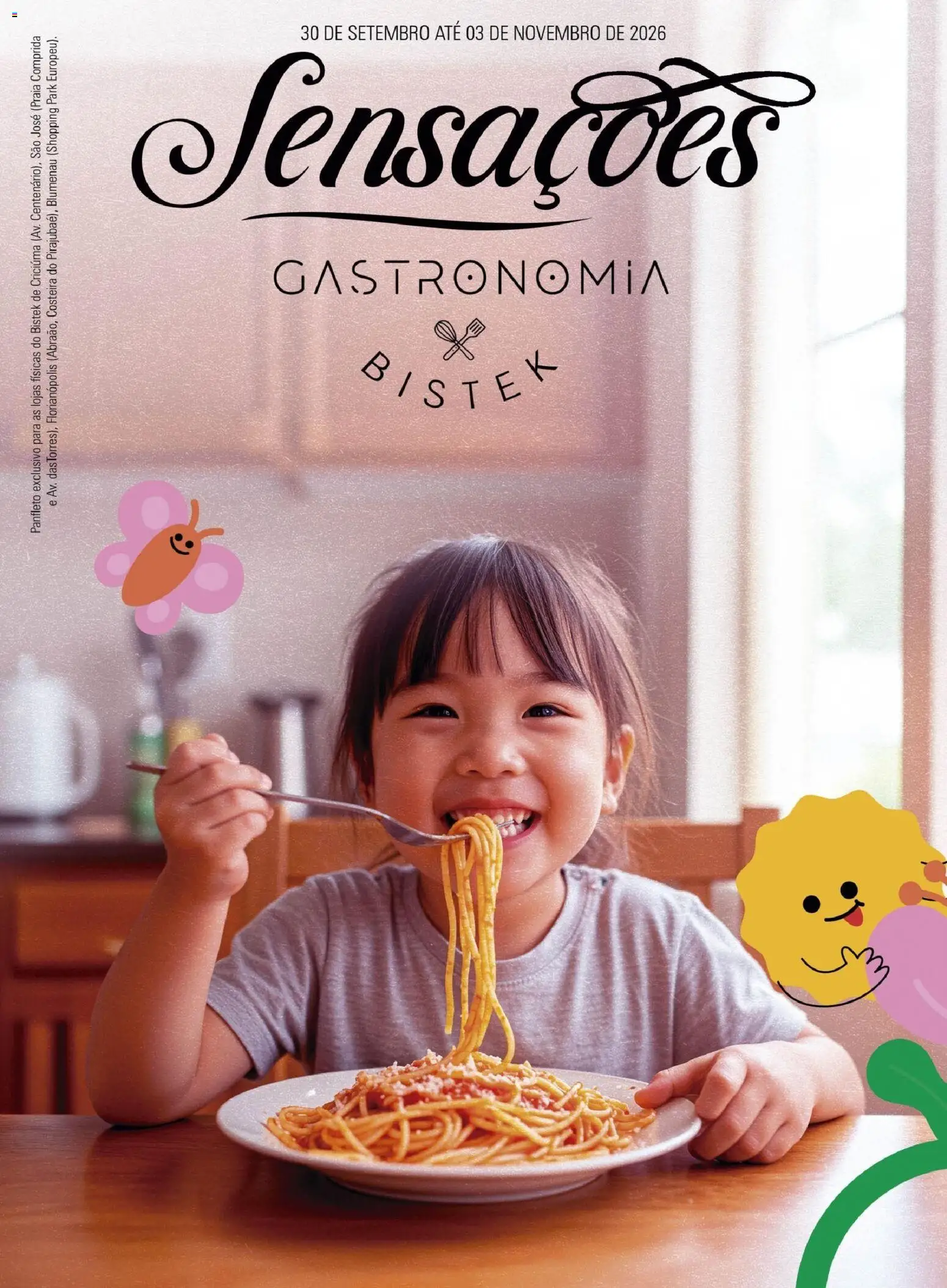 Pré-Visualização do folheto "Bistek Supermercados ofertas Sensações Gastronomia" da loja Bistek Supermercados válido a partir de 30/09/2026