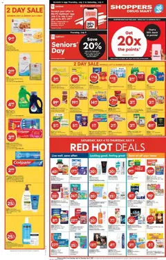 Un aperçu du dépliant Shoppers weekly flyer / circulaire du magasin Shoppers est valide à partir 3 juill. 2026