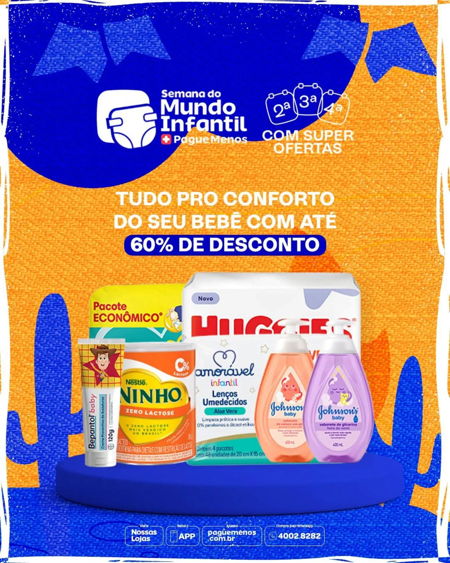 Pré-Visualização do folheto "Pague Menos - Catálogo atual" da loja Pague Menos válido a partir de 29/06/2026 - Álcool, Sabonete, Creme, Lenços umedecidos, Aloe Vera
