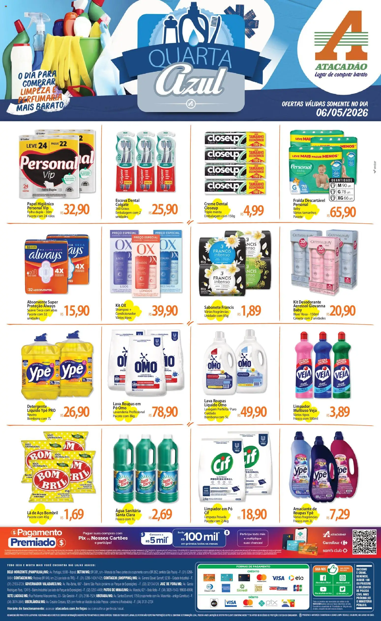Pré-Visualização do folheto "Atacadão ofertas - MG" da loja Atacadão válido a partir de 06/05/2026