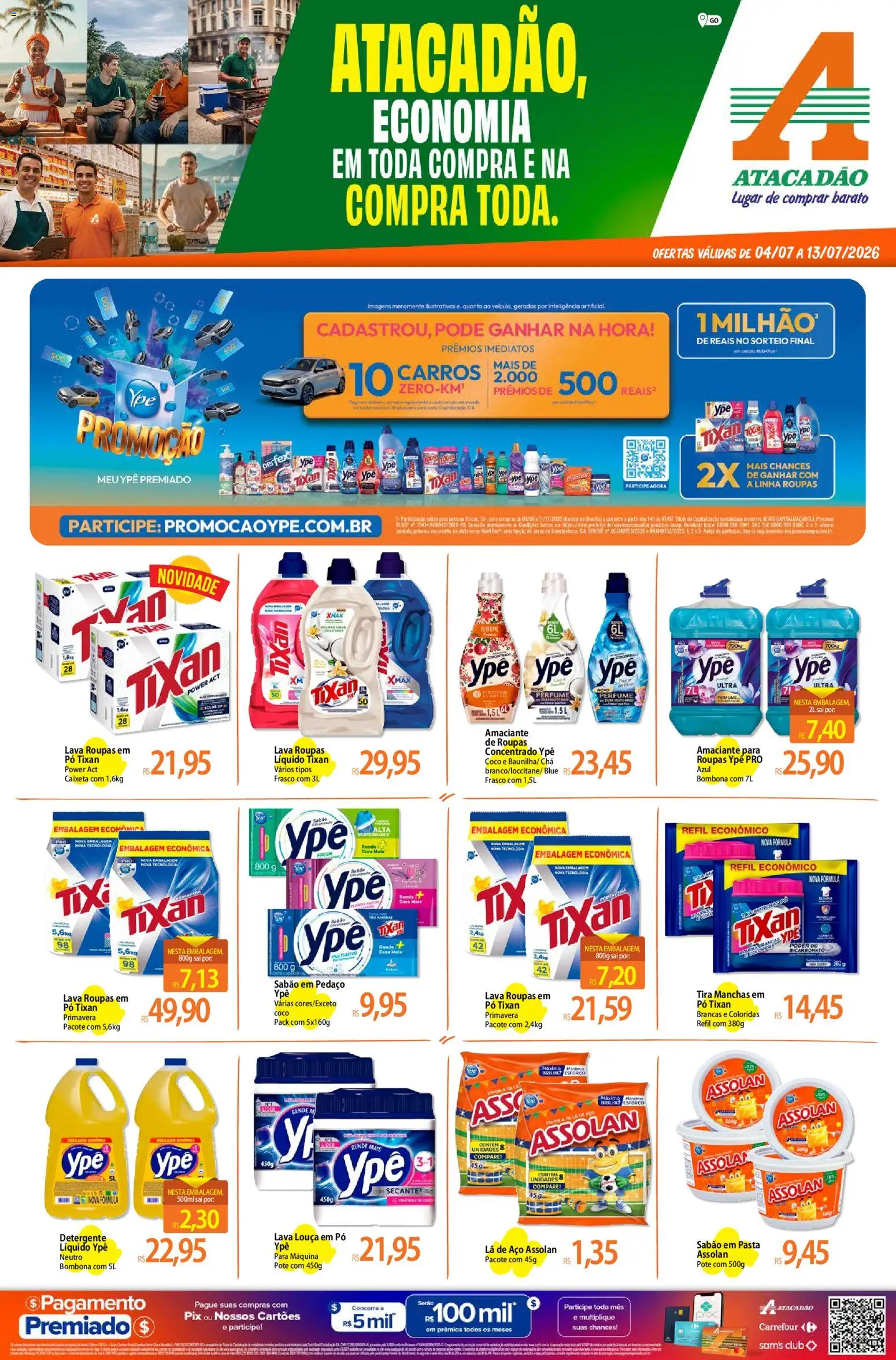 Pré-Visualização do folheto "Atacadão ofertas - GO" da loja Atacadão válido a partir de 04/07/2026