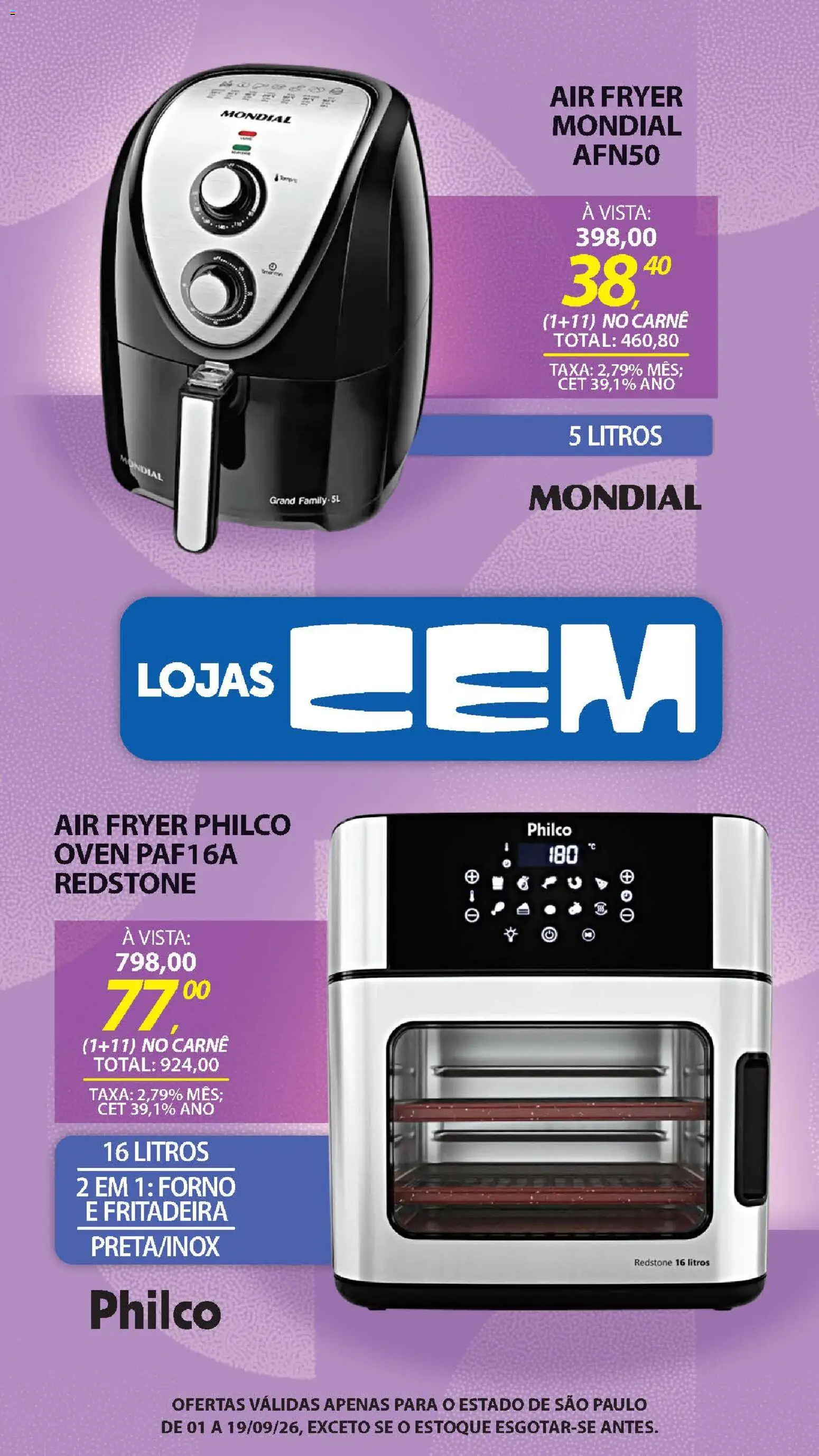 Ofertas Lojas Cem até 19/09/2026. - Página 106
