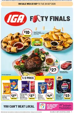 Preview of catalogue IGA catalogue Bentley from shop IGA valid 23/09/2026