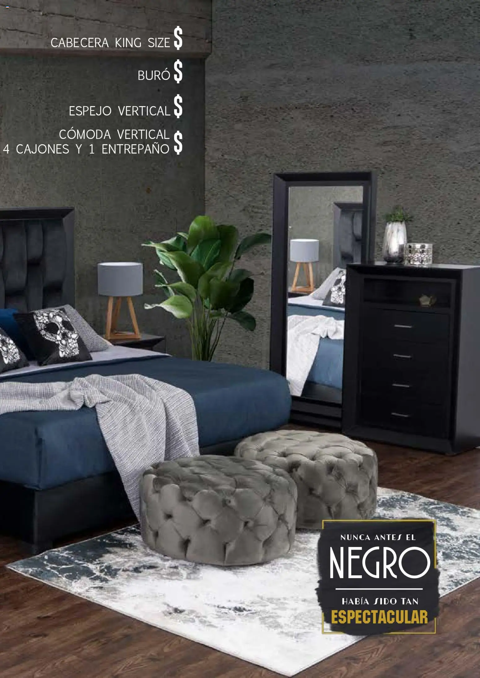 Vista previa las ofertas de la tienda Muebles Dico - Muebles Dico catálogo Black Chicago desde el 17/03/2026 