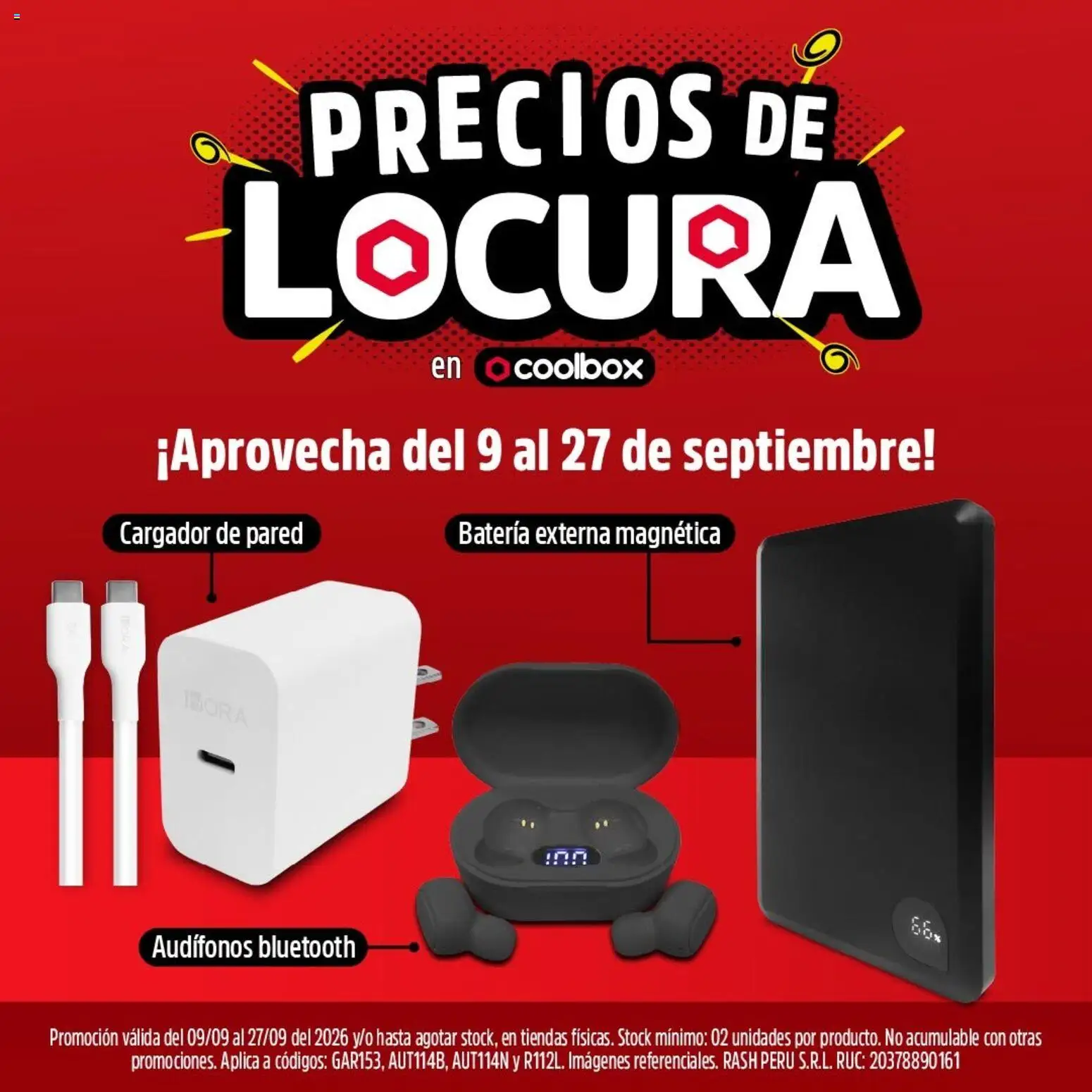 Vista previa de Catálogo Coolbox - Precios de Locura de la tienda Coolbox válido desde 09/09/2026