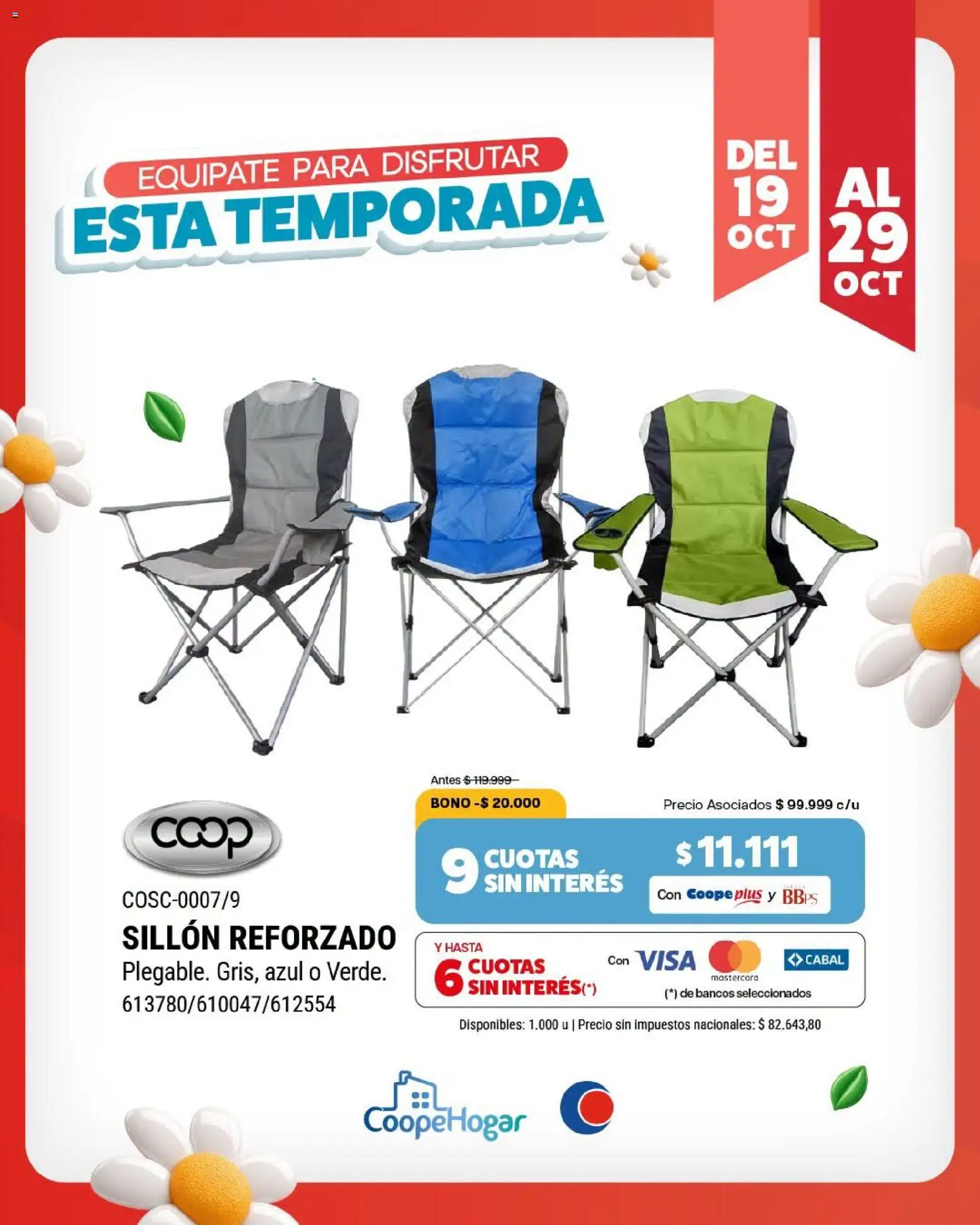 Vista previa del folleto de la tienda Cooperativa Obrera válido desde el 19/10/2026 