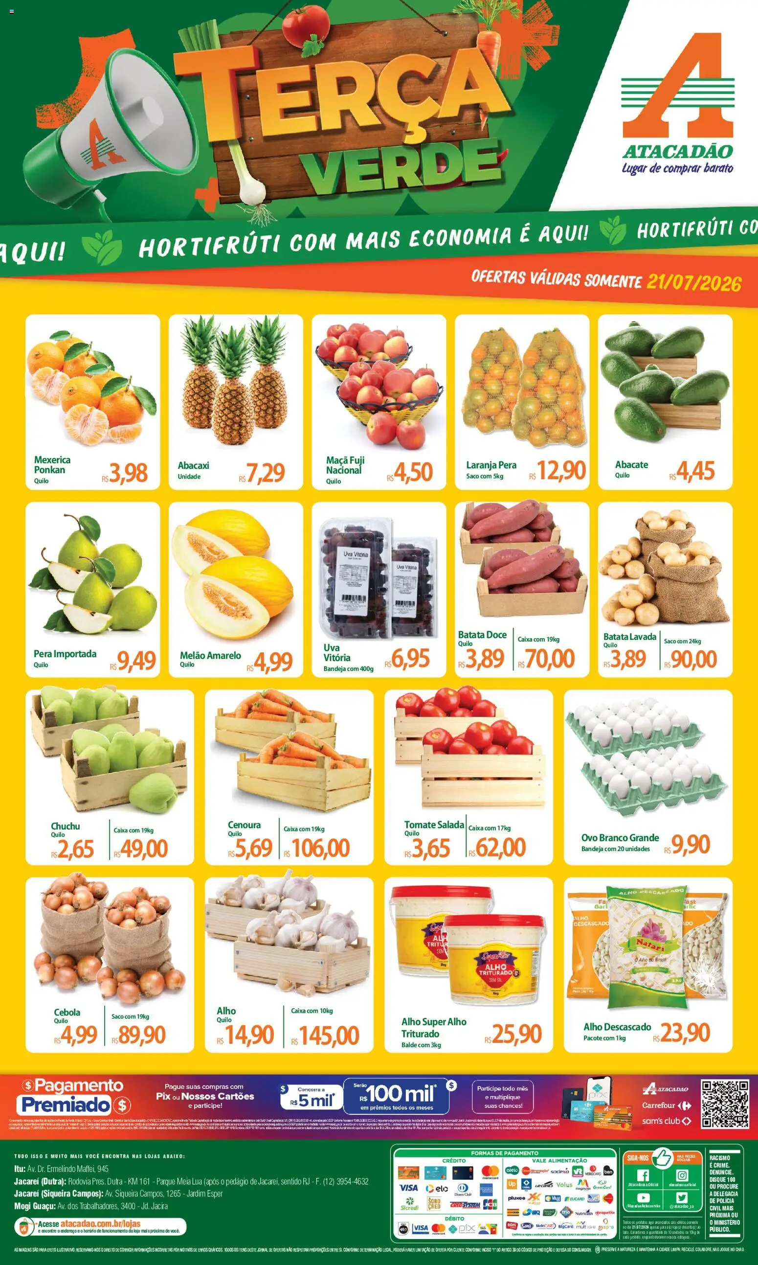 Pré-Visualização do folheto "Atacadão ofertas - SP" da loja Atacadão válido a partir de 21/07/2026