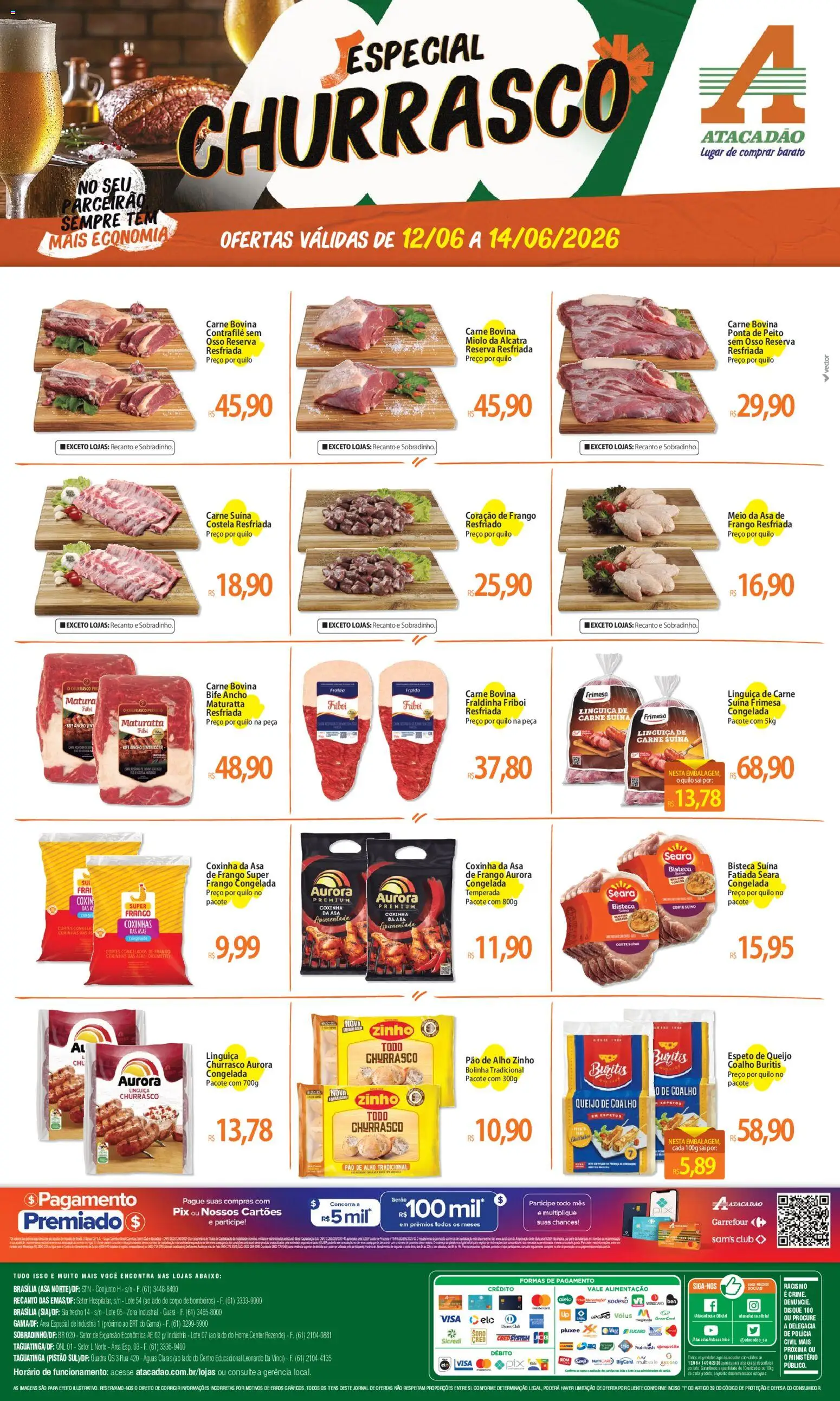 Pré-Visualização do folheto "Atacadão ofertas - DF" da loja Atacadão válido a partir de 12/06/2026