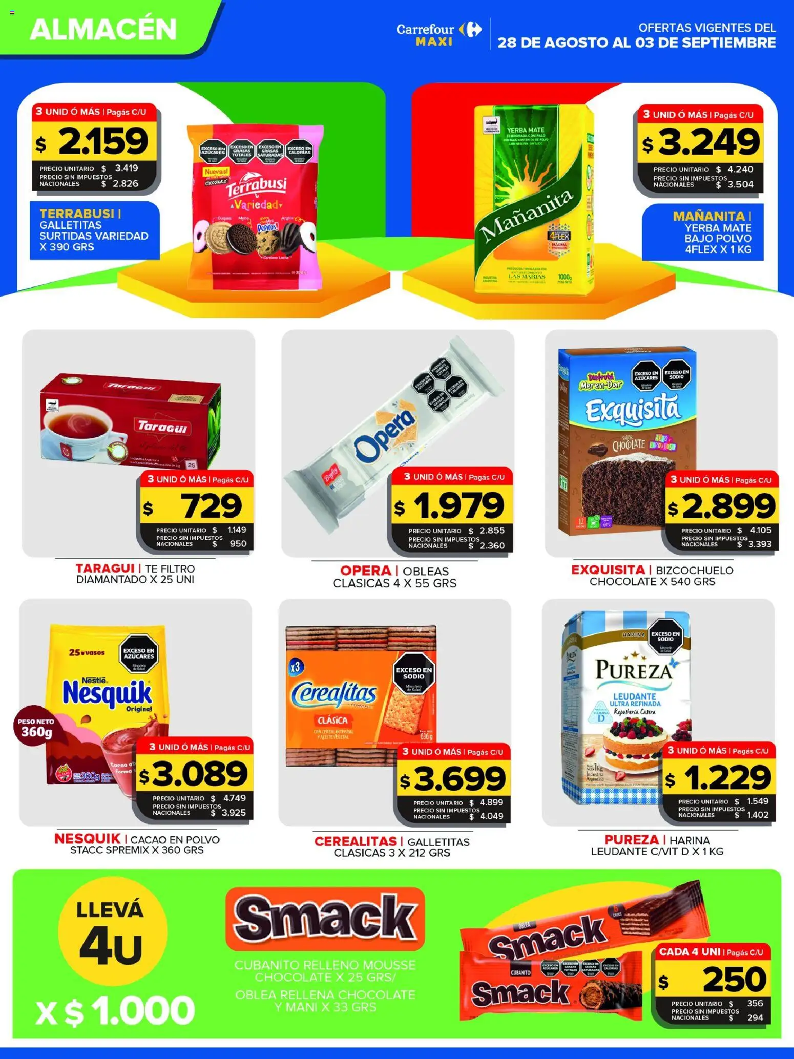 Vista previa del folleto de la tienda Carrefour Maxi válido desde el 28/08/2026 