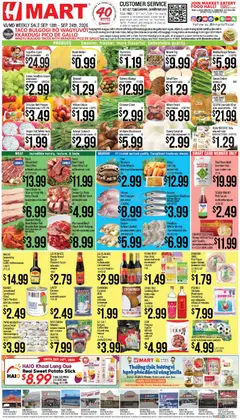 Ad Preview of Hmart Hmart Weekly Ad - VIETNAMESE - MD from 09/18/2026