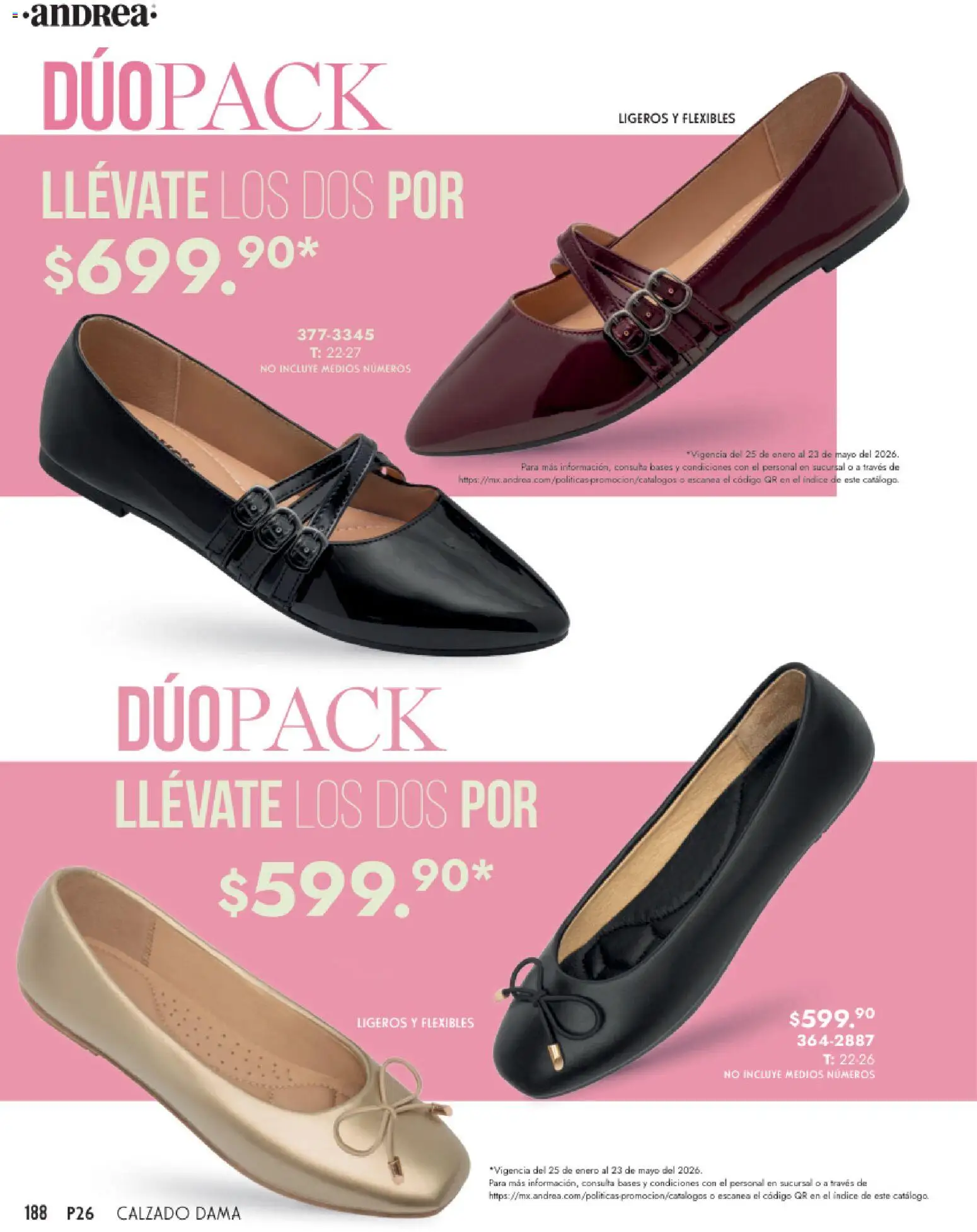 Vista previa las ofertas de la tienda Andrea - Catálogo Calzado Dama desde el 25/01/2026 