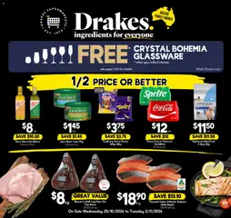 Preview of catalogue Drakes catalogue Queensland from shop Drakes valid 28/10/2026