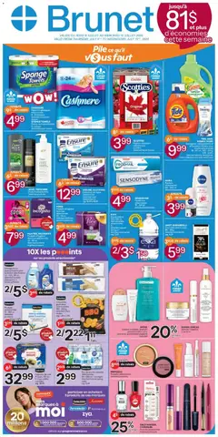 Preview of leaflet Brunet weekly flyer / circulaire from shop Brunet is valid from Jul 09, 2026