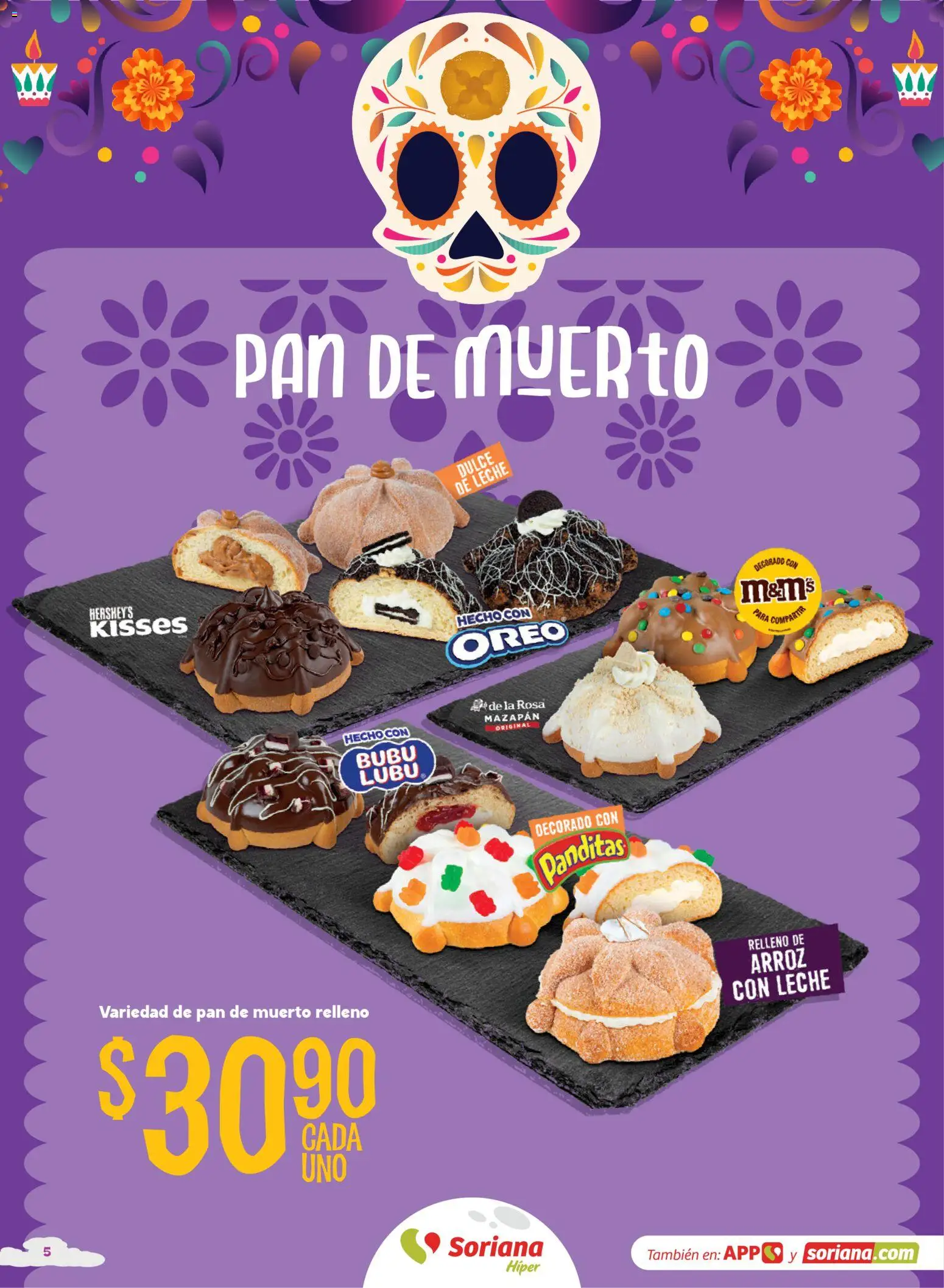 Vista previa las ofertas de la tienda Soriana - Soriana Halloween y Día de muertos Híper Nacional desde el 08/09/2026 