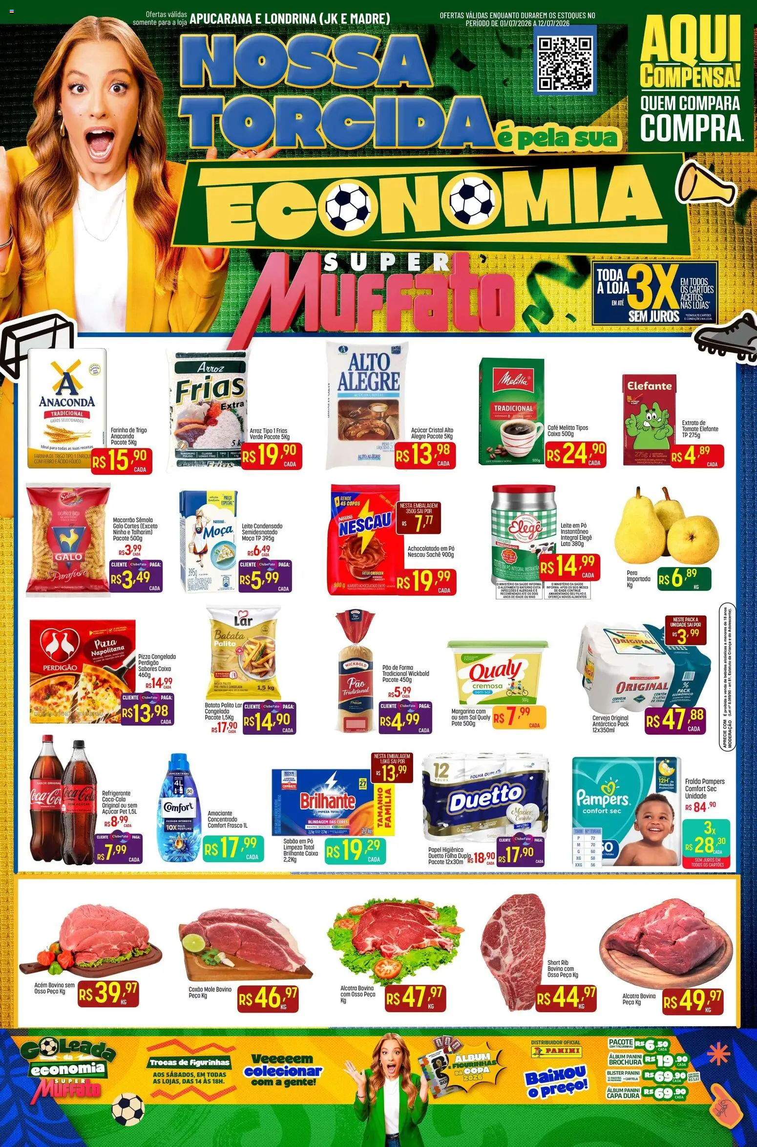 Pré-Visualização do folheto "Super Muffato - Ofertas da semana" da loja Super Muffato válido a partir de 01/07/2026