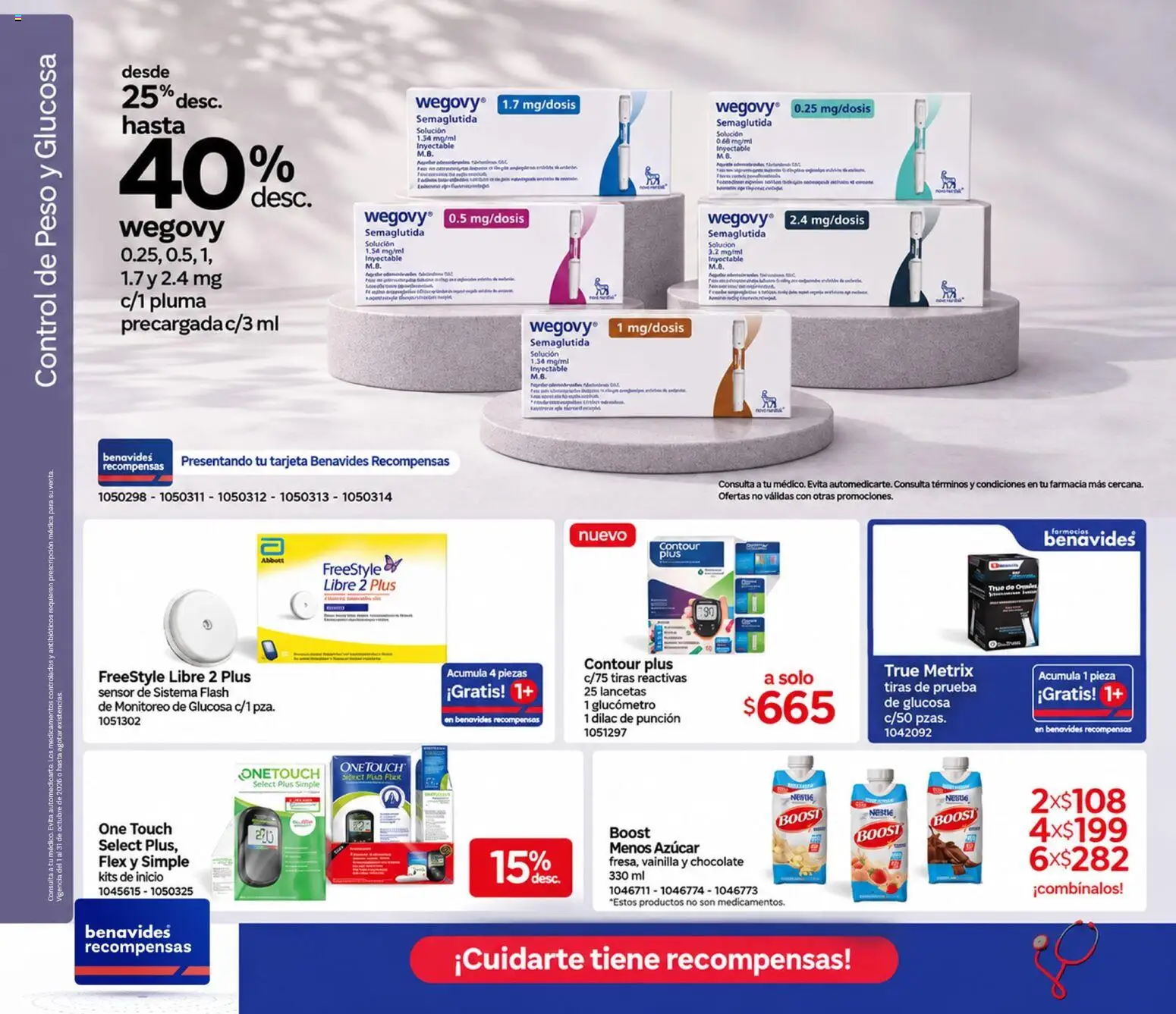 Vista previa las ofertas de la tienda Farmacia Benavides - Farmacia Benavides catálogo desde el 01/10/2026 
