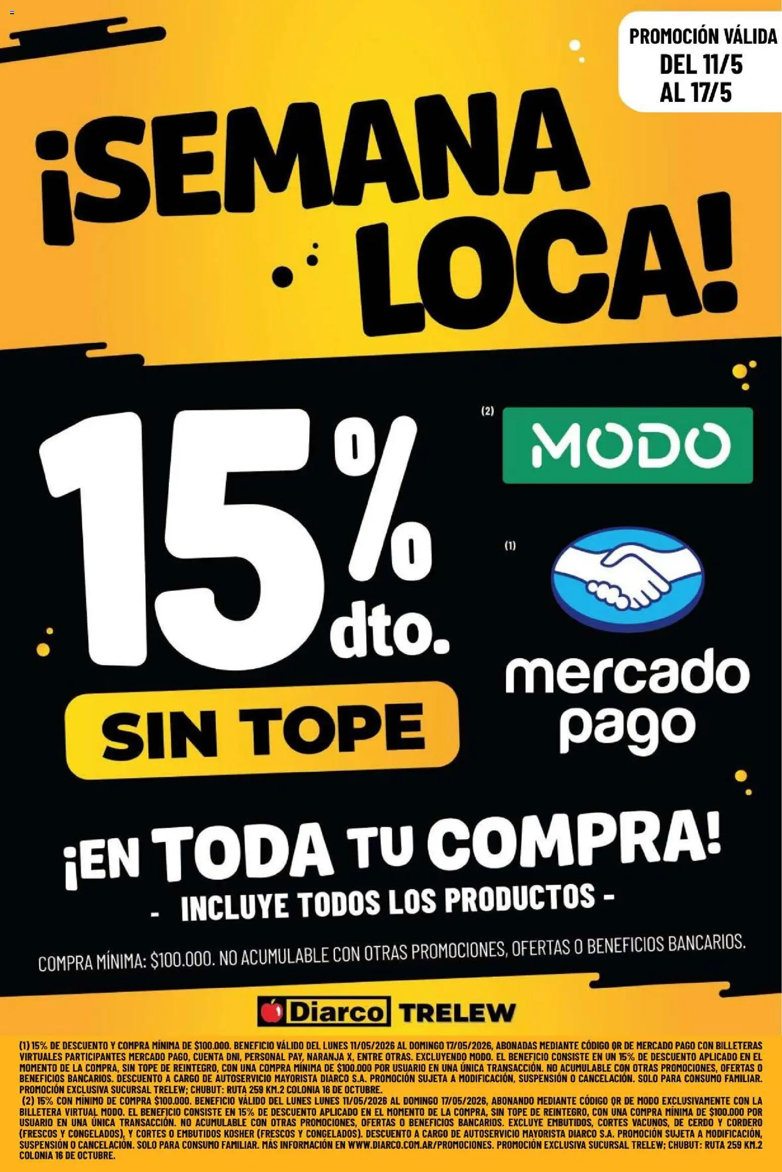 Vista previa del folleto de la tienda Diarco válido desde el 11/05/2026 