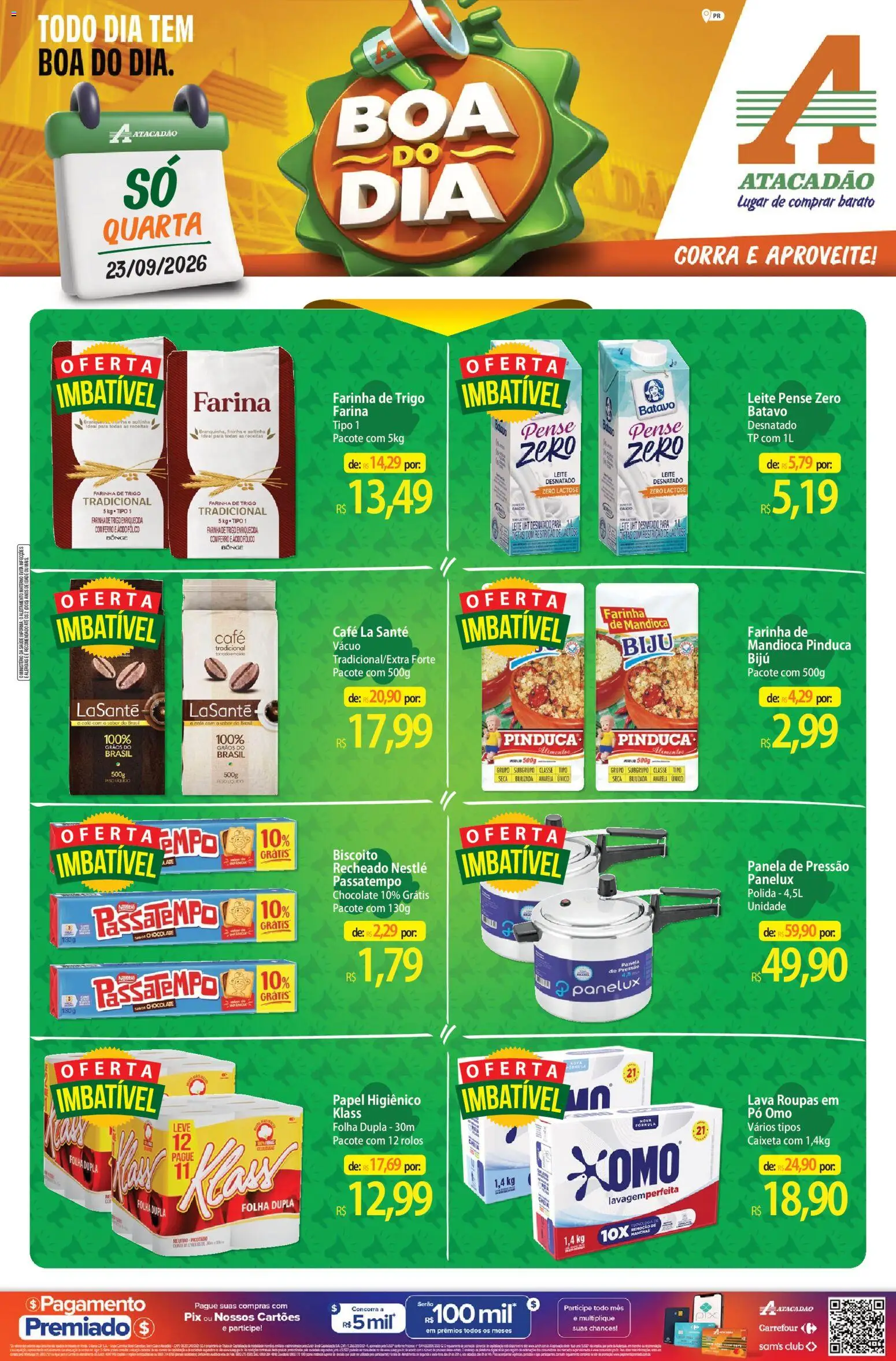 Pré-Visualização do folheto "Atacadão ofertas - PR" da loja Atacadão válido a partir de 23/09/2026
