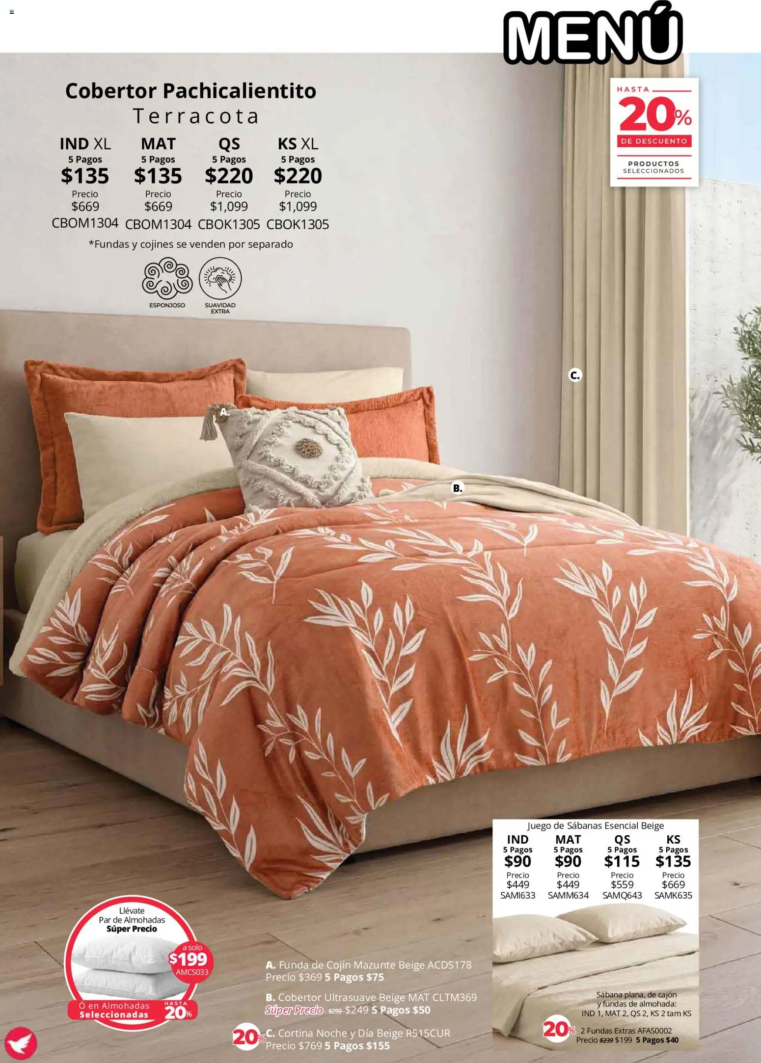 Vista previa las ofertas de la tienda Colchas Concord - Colchas Concord catálogo Colección Cobertor desde el 01/08/2026 