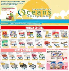 Preview of leaflet Oceans weekly flyer - Mississauga from shop Oceans is valid from Jul 31, 2026